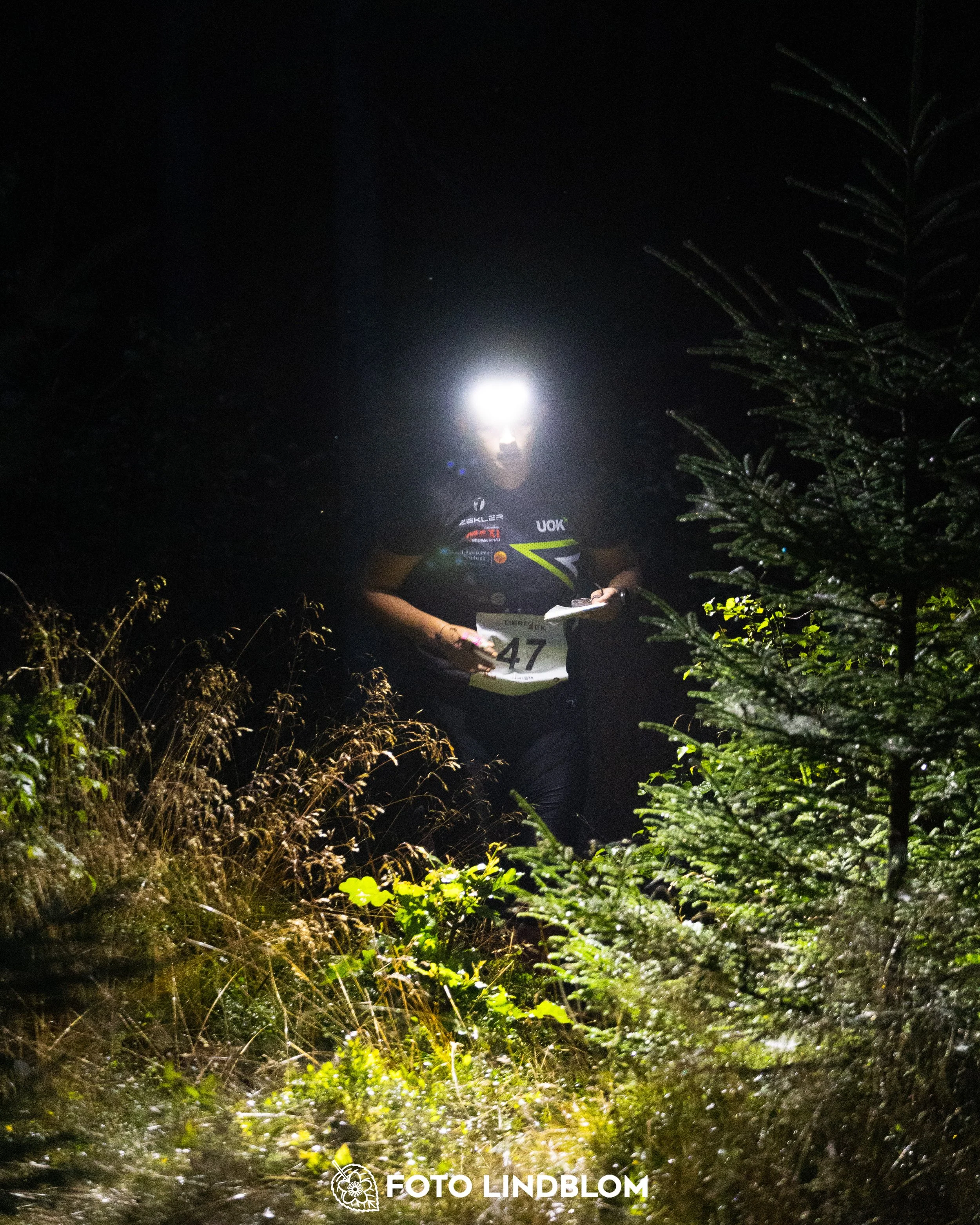 A picture from the youth 10 mila orienteering competition taken by Foto Lindblom