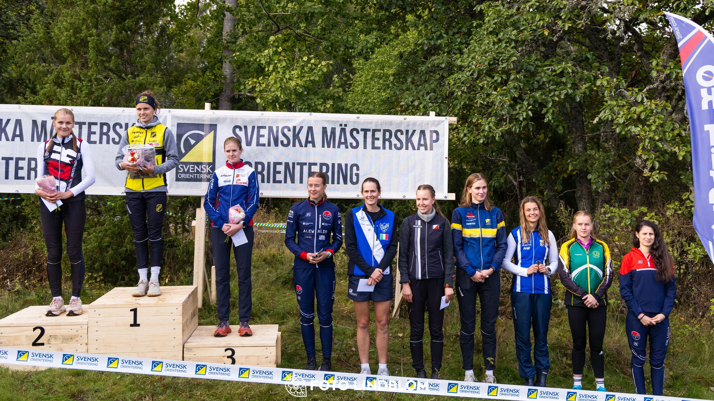 A picture from the Swedish national championship in long distance orienteering and Swedish league race taken by Foto Lindblom