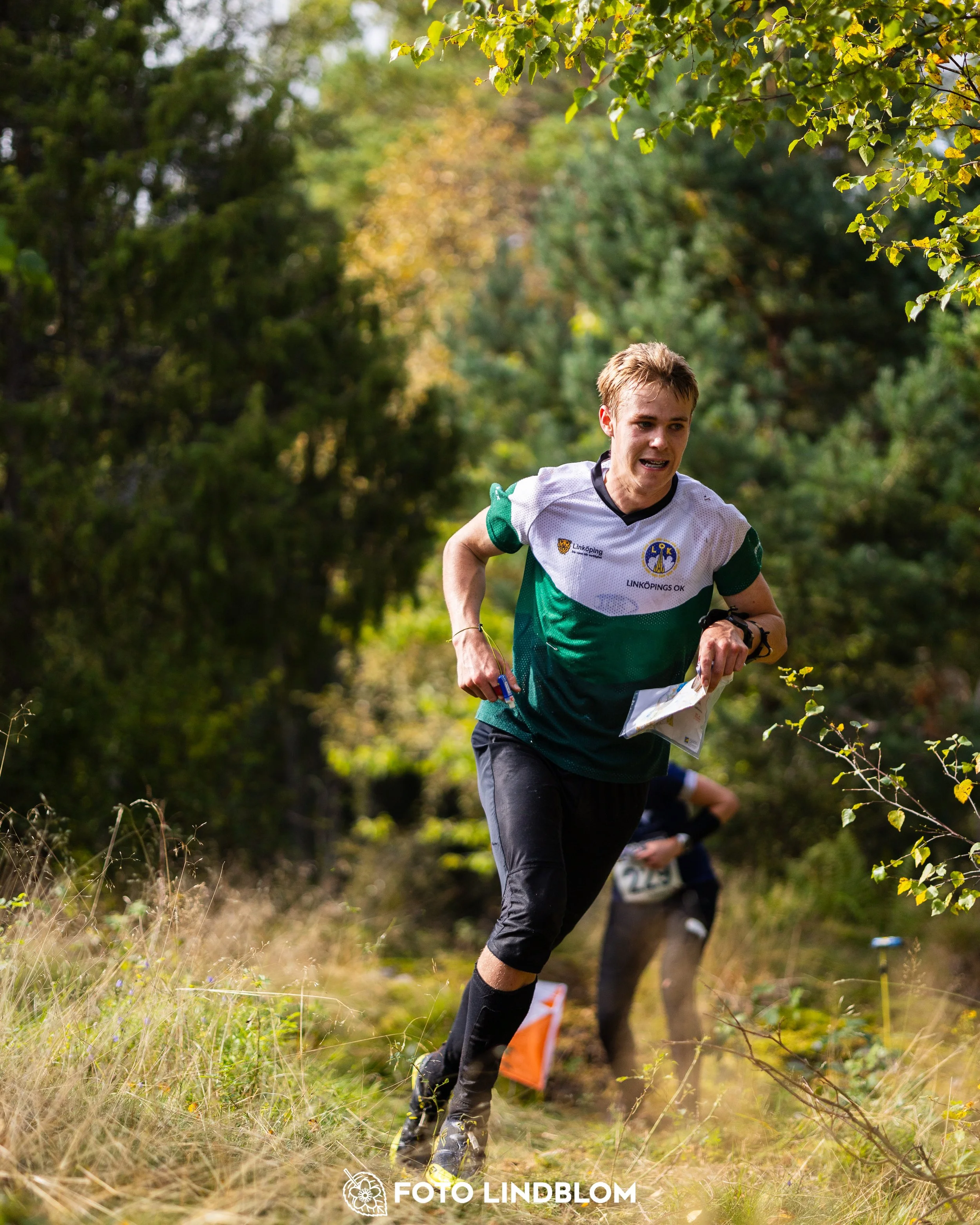 A picture from the Swedish national championship in long distance orienteering and Swedish league race taken by Foto Lindblom