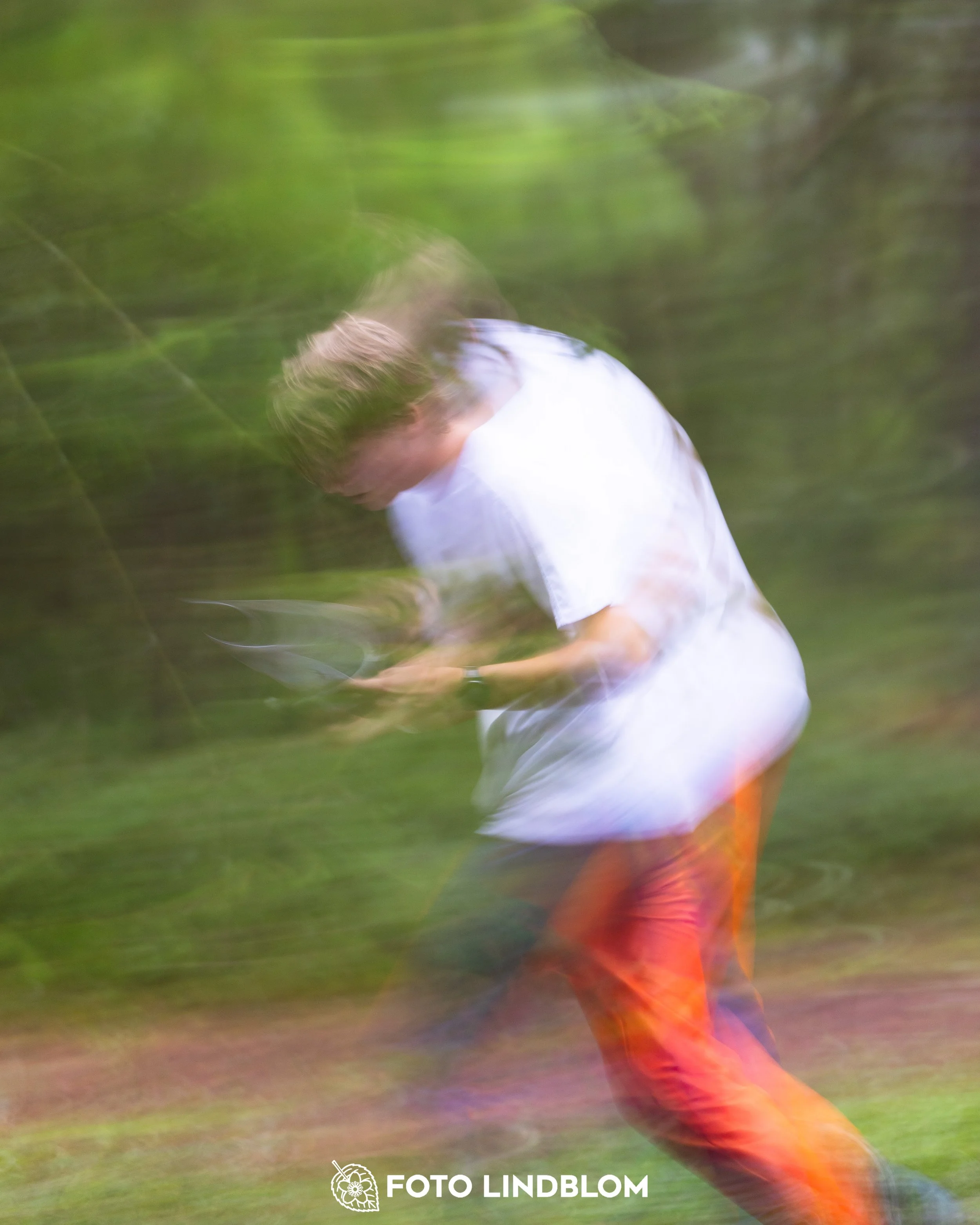 A picture from the youth 10 mila orienteering competition taken by Foto Lindblom