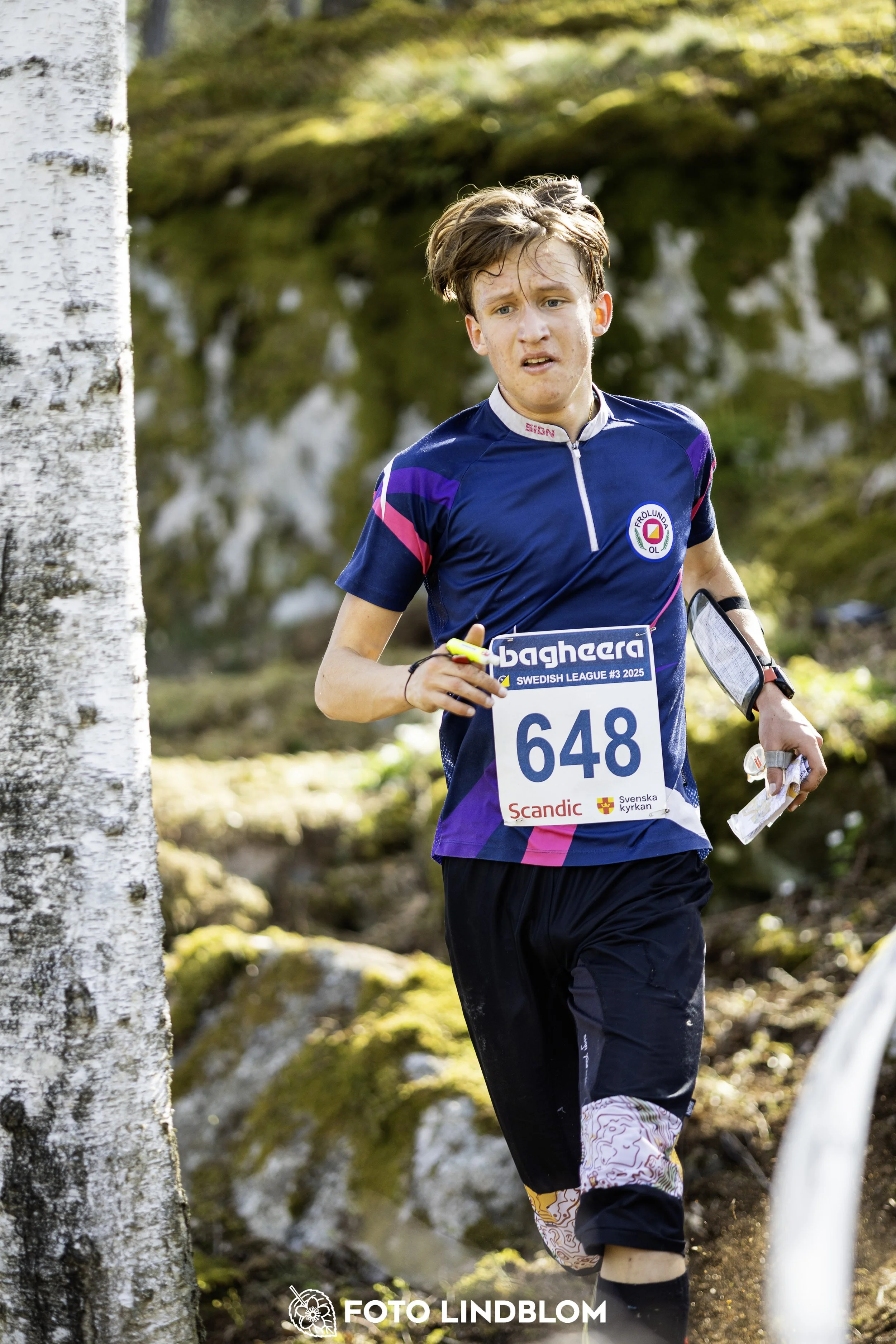A picture from the third stage of the Swedish League orienteering competition