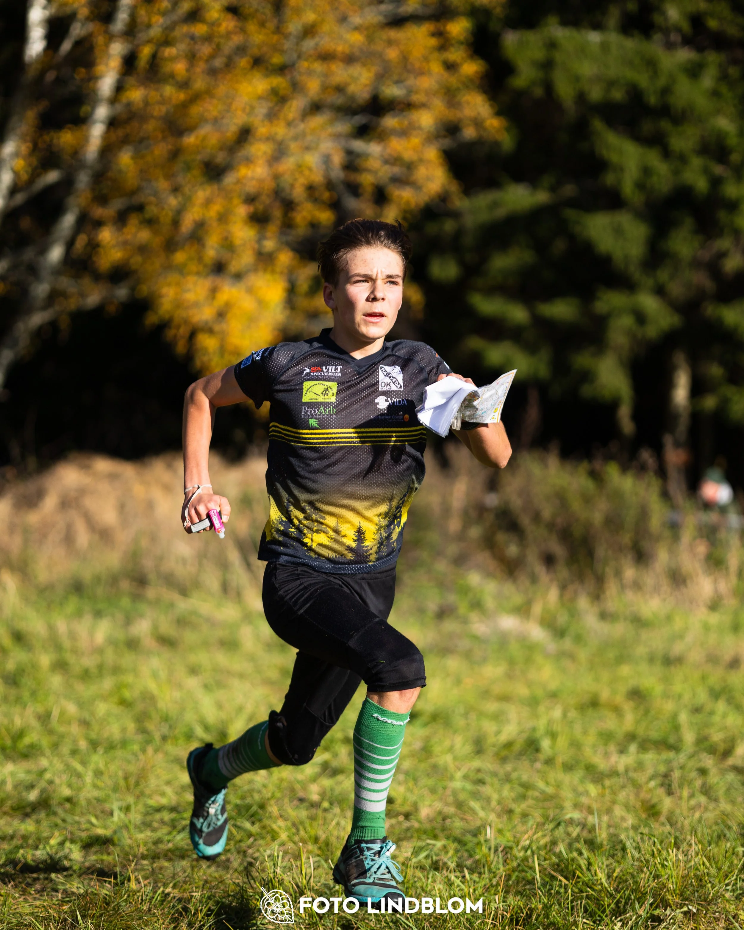 A picture from the 25-Manna orienteering event taken by Foto Lindblom