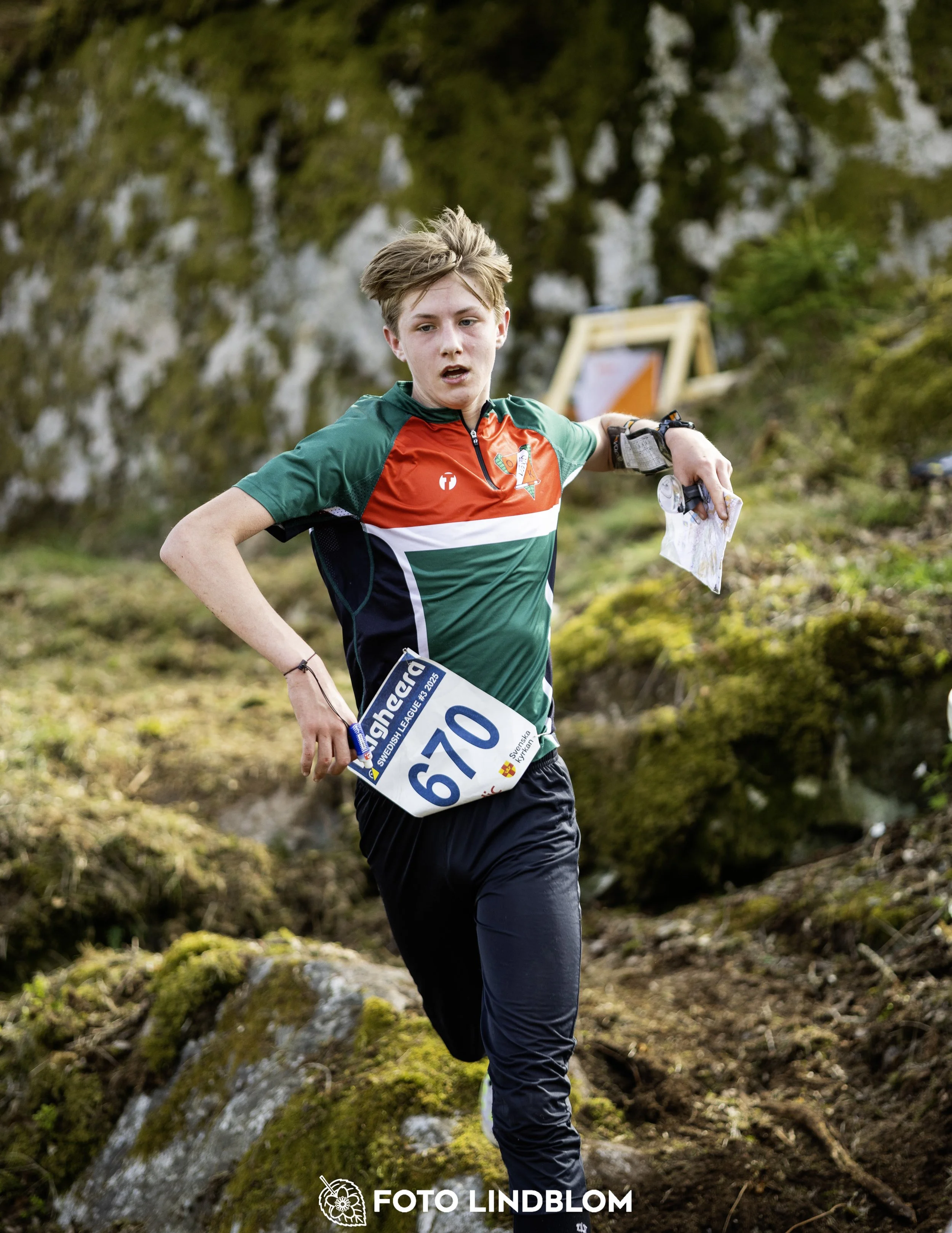 A picture from the third stage of the Swedish League orienteering competition