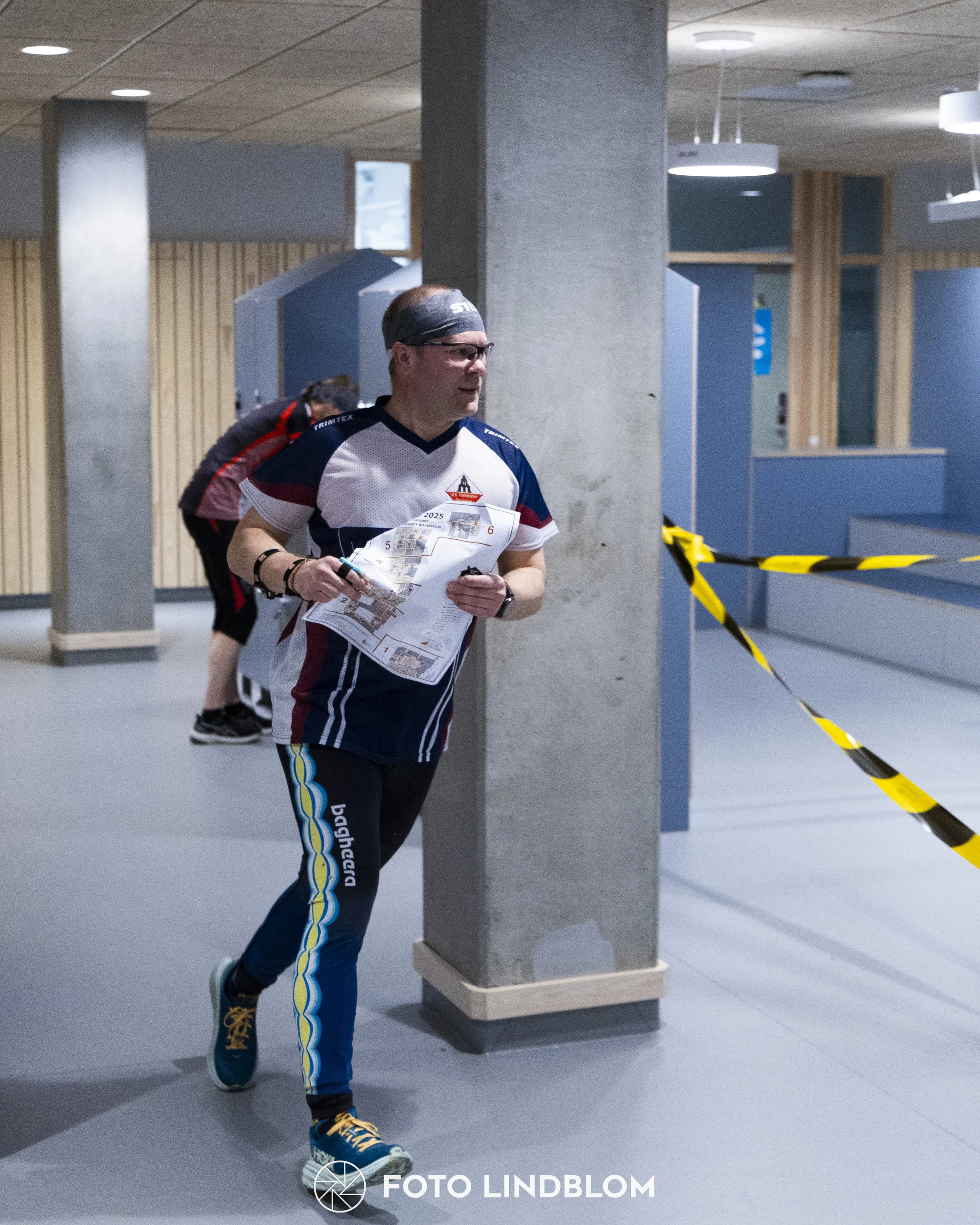 A picture from the orienteering indoor competition "Stockholm Indoor Cup"