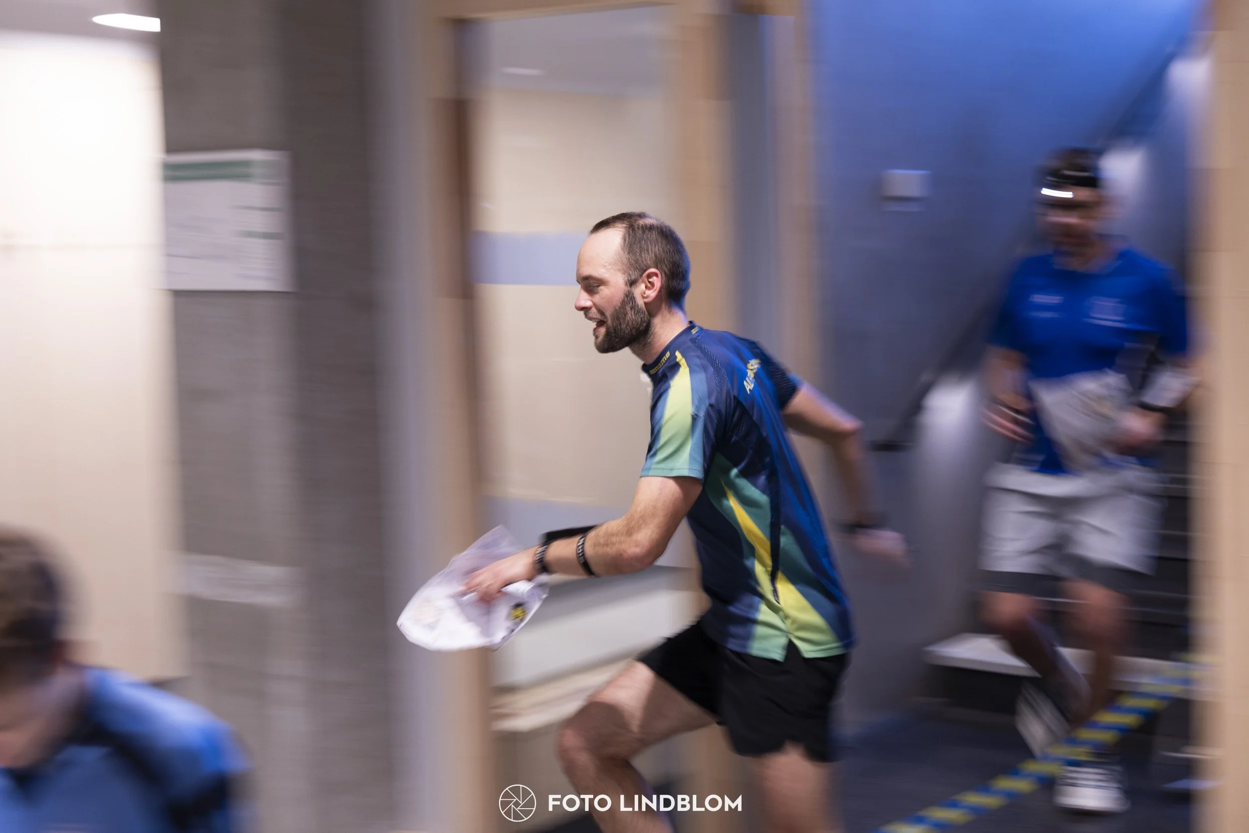 A picture from the orienteering indoor competition "Stockholm Indoor Cup"