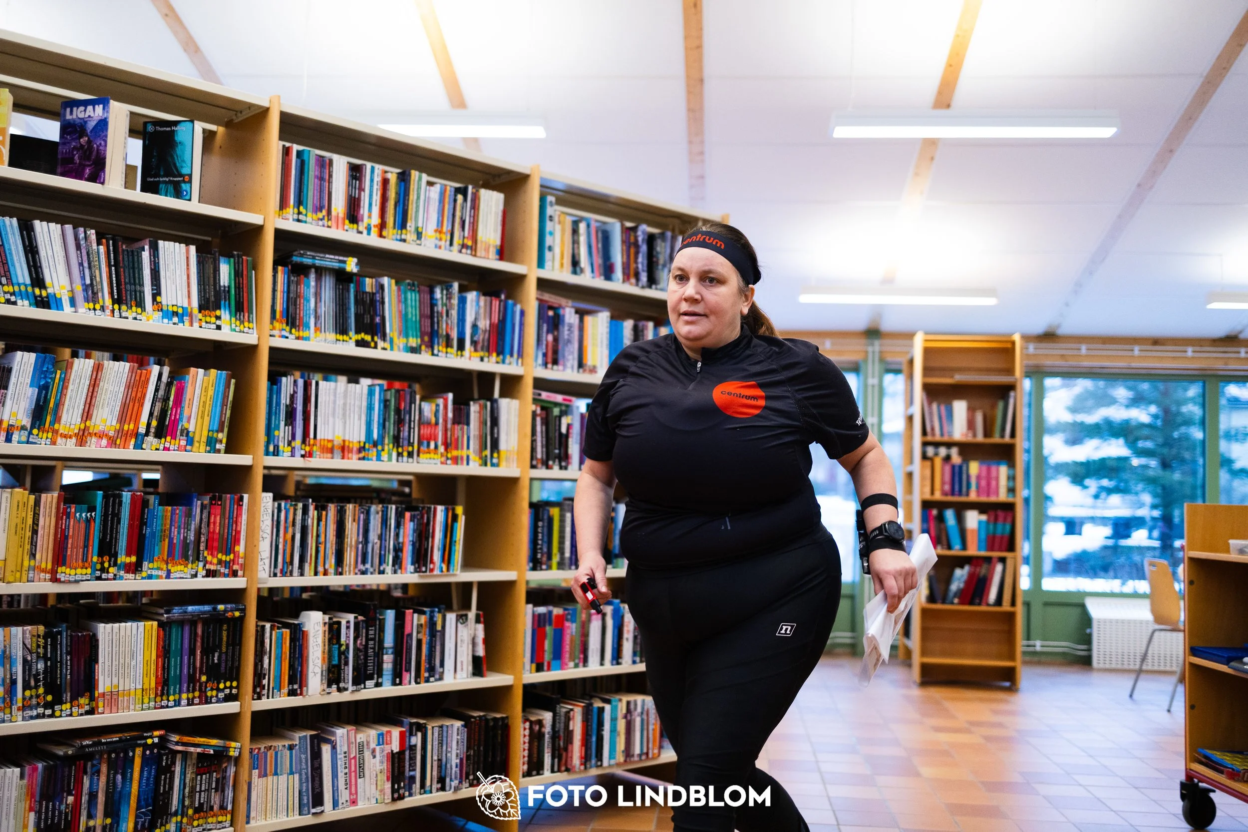A picture from the indoor orienteering event Viken Indoor taken by Foto Lindblom