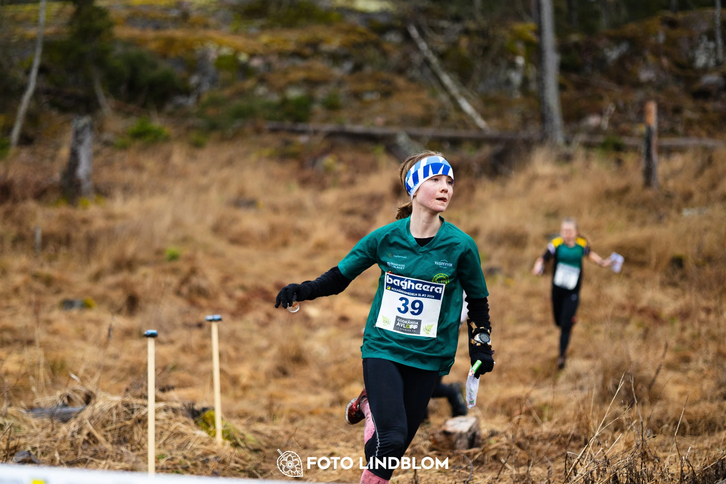 A photo from the Swedish League orienteering competition in Kolmården spring 2026, captured by Foto Lindblom.