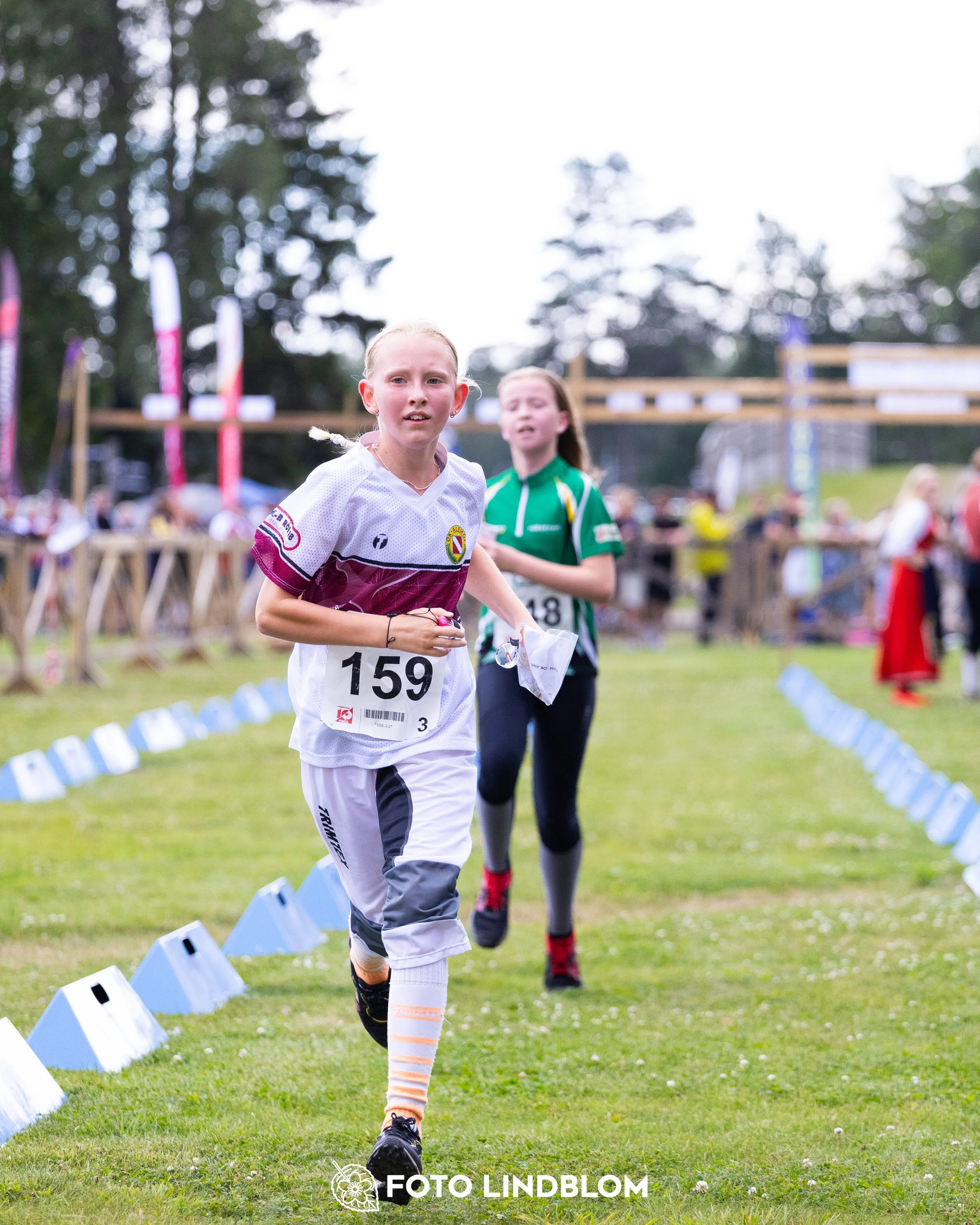 A picture from the youth 10 mila orienteering competition taken by Foto Lindblom