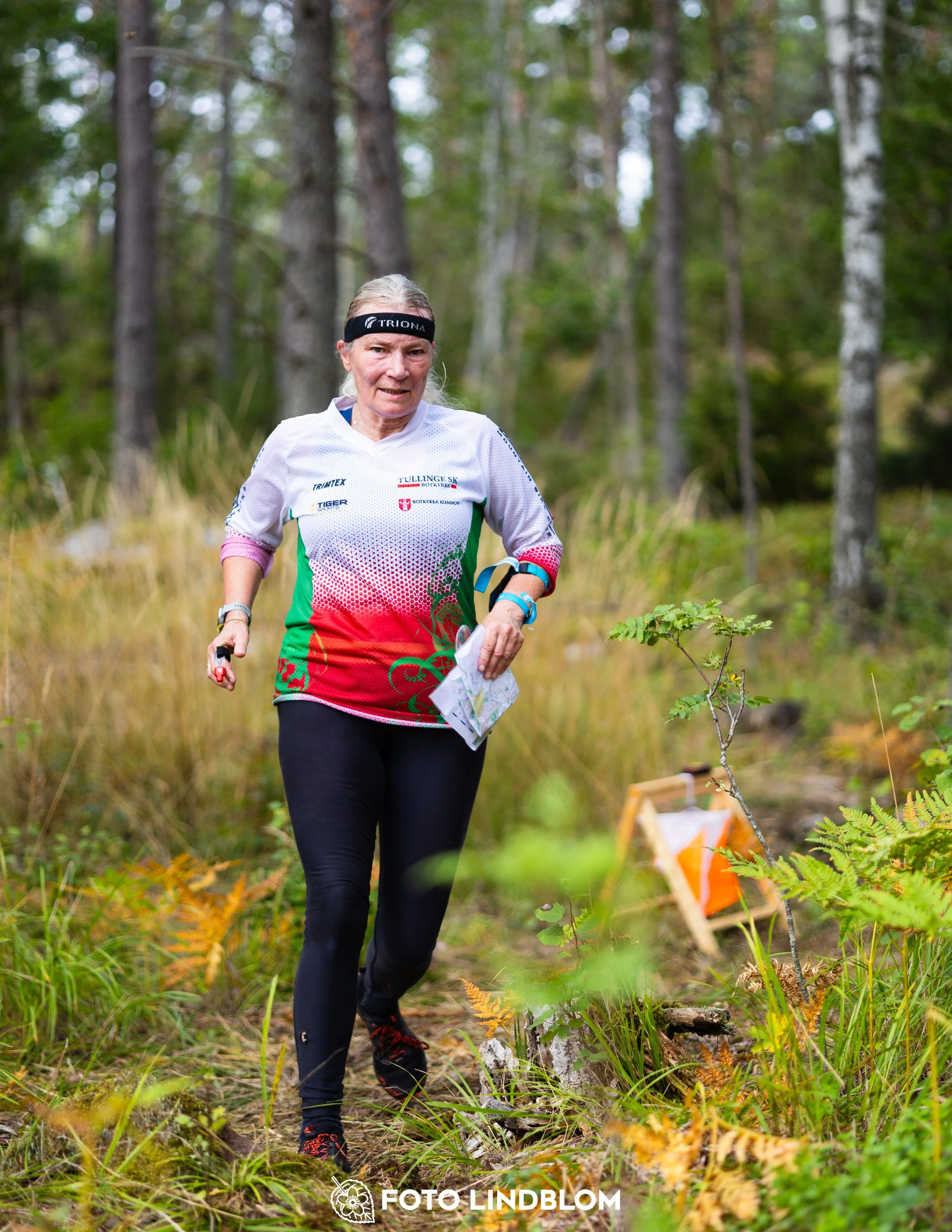 A picture from the Stockholm district championship in middle distance orienteering taken by Foto Lindblom