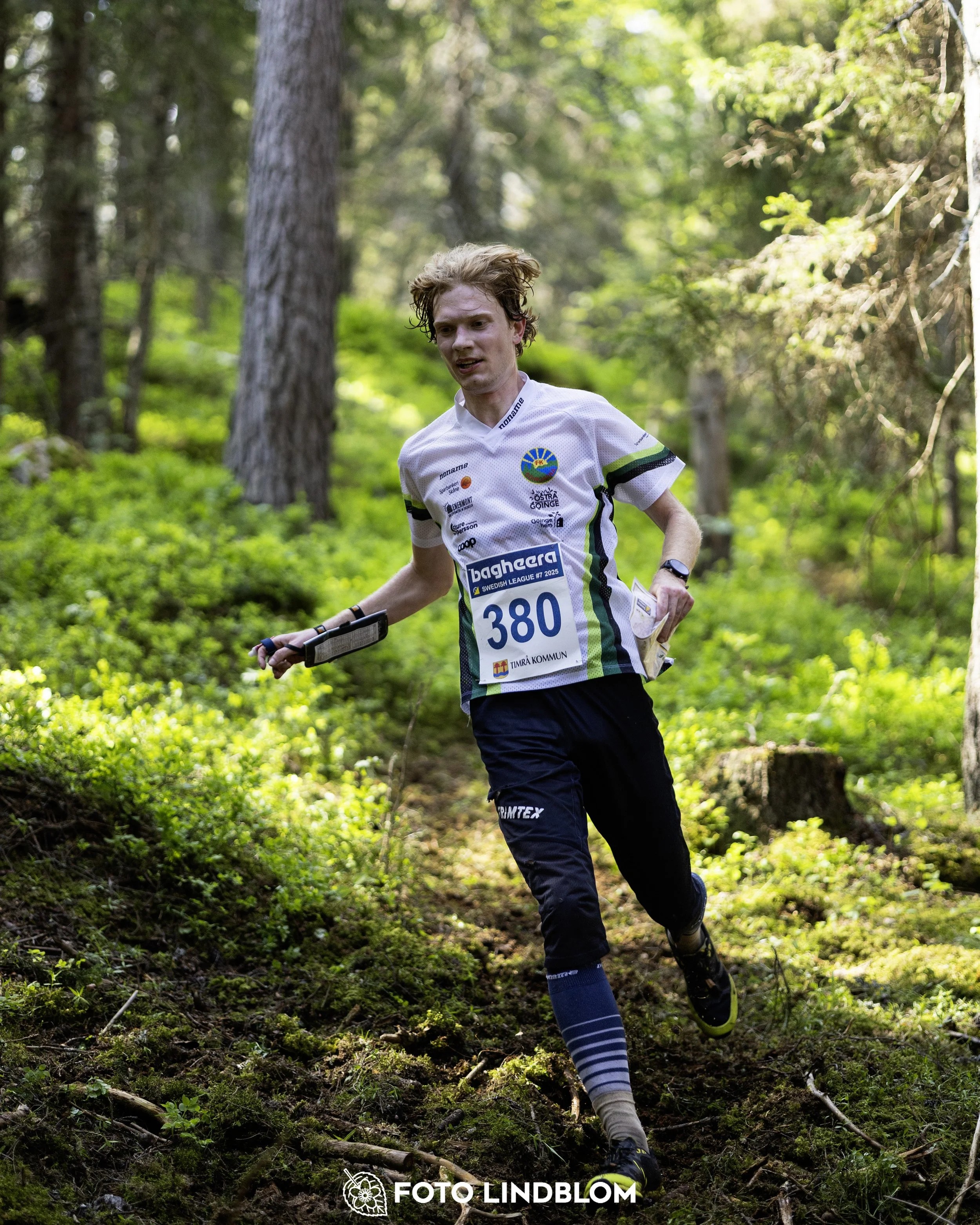 A picture from the seventh stage of the Swedish League orienteering competition
