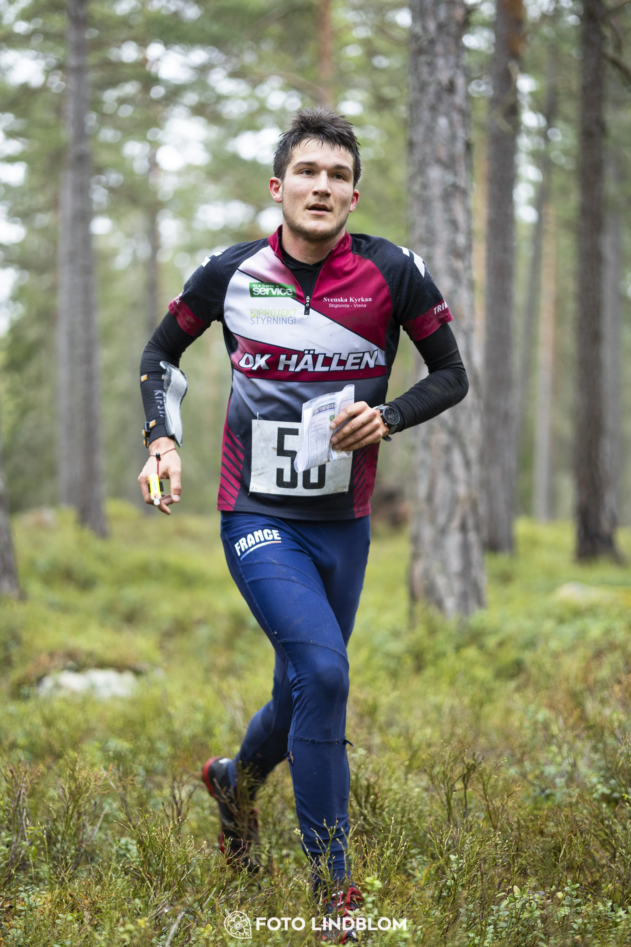 A picture from the orienteering competition "Prästtomtadubbeln"