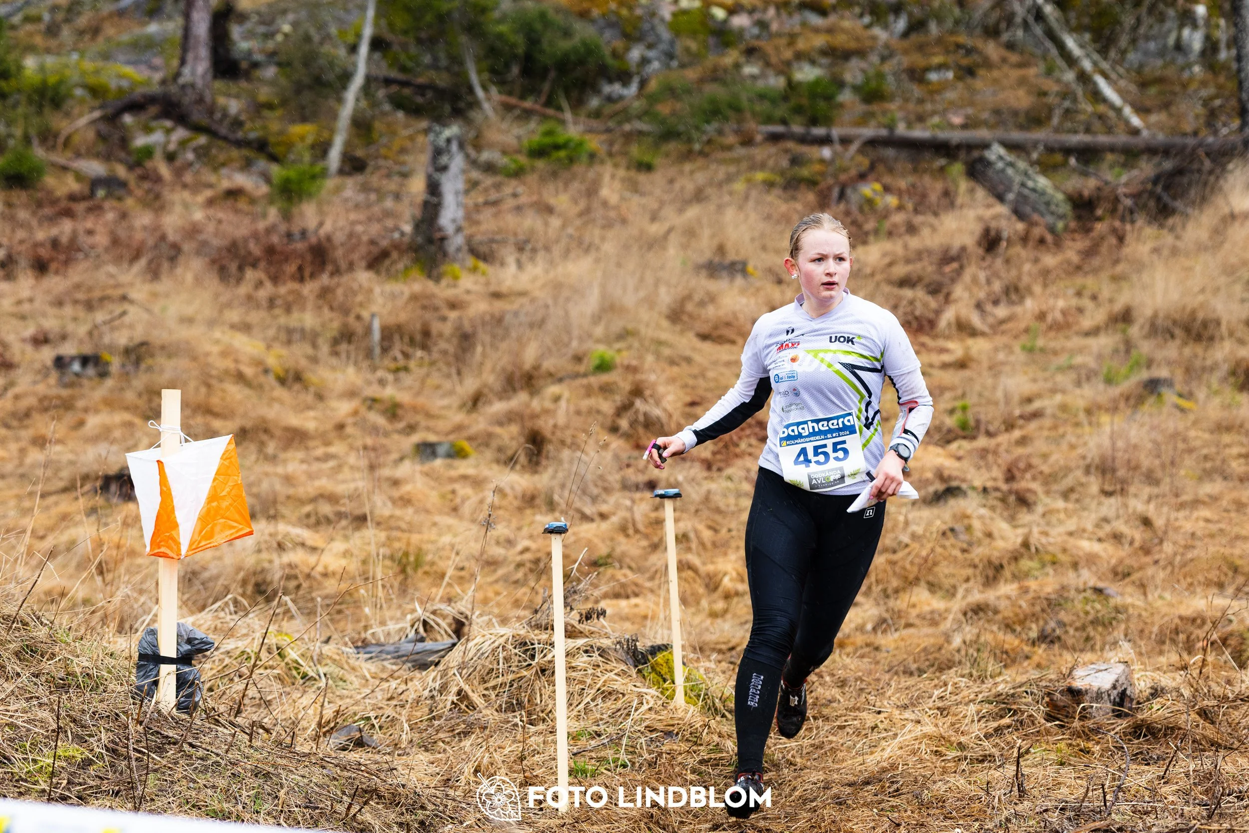 A photo from the Swedish League orienteering competition in Kolmården spring 2026, captured by Foto Lindblom.