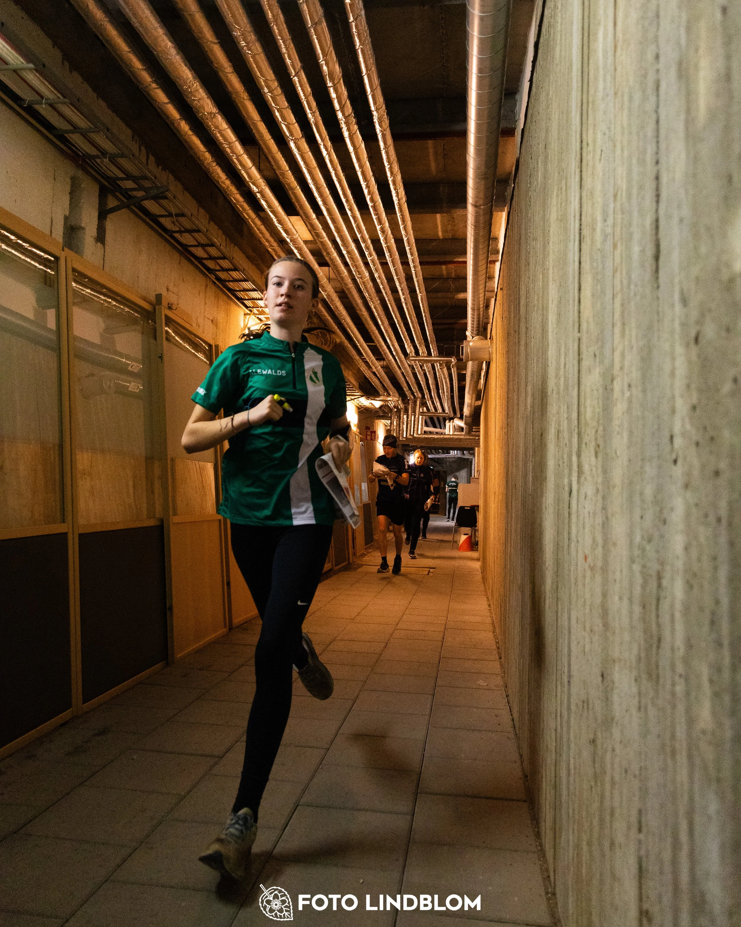 A picture from the indoor orienteering event TMOK Indoor taken by Foto Lindblom