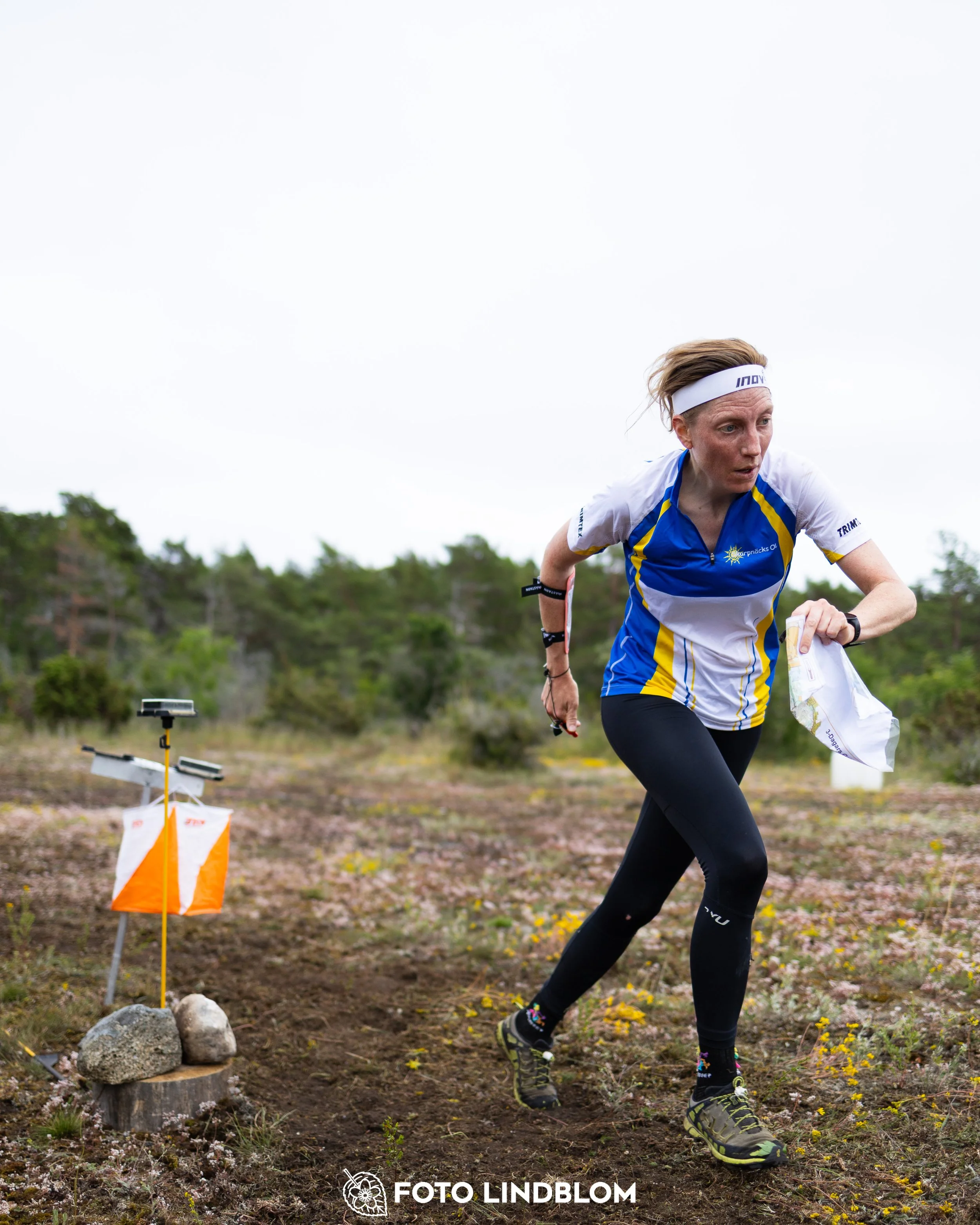 A picture from the Gotlands 3-Dagars orienteering competition
