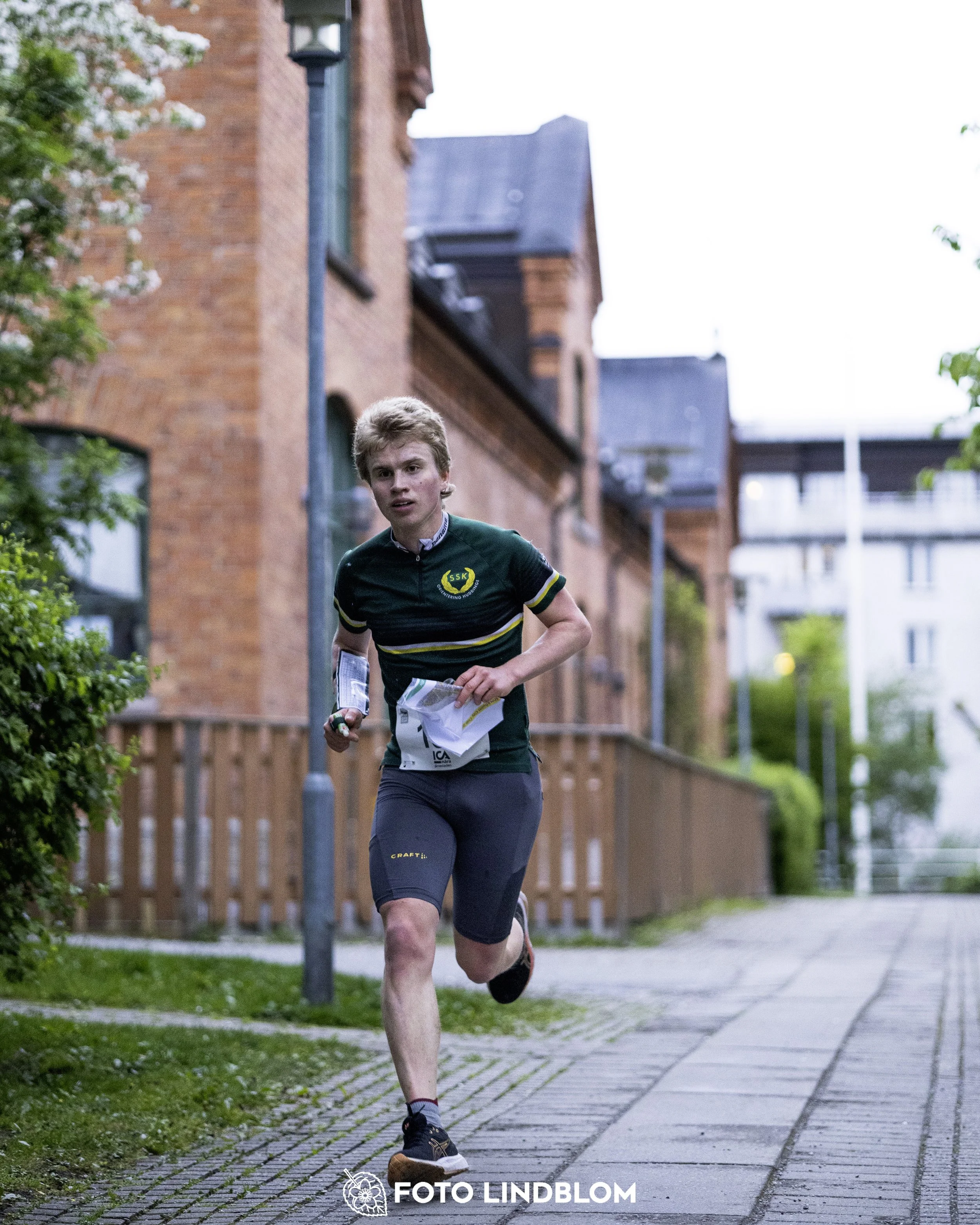 A picture from the secund stage of the Stockholm City Cup sprint orienteering competition
