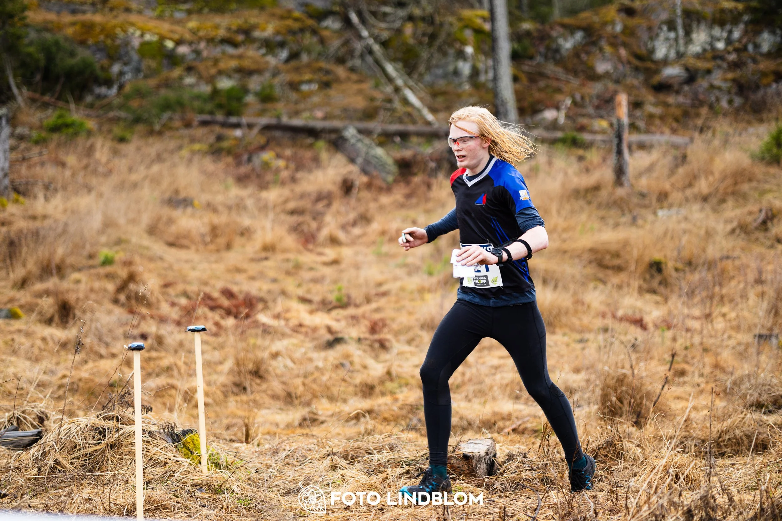 A photo from the Swedish League orienteering competition in Kolmården spring 2026, captured by Foto Lindblom.