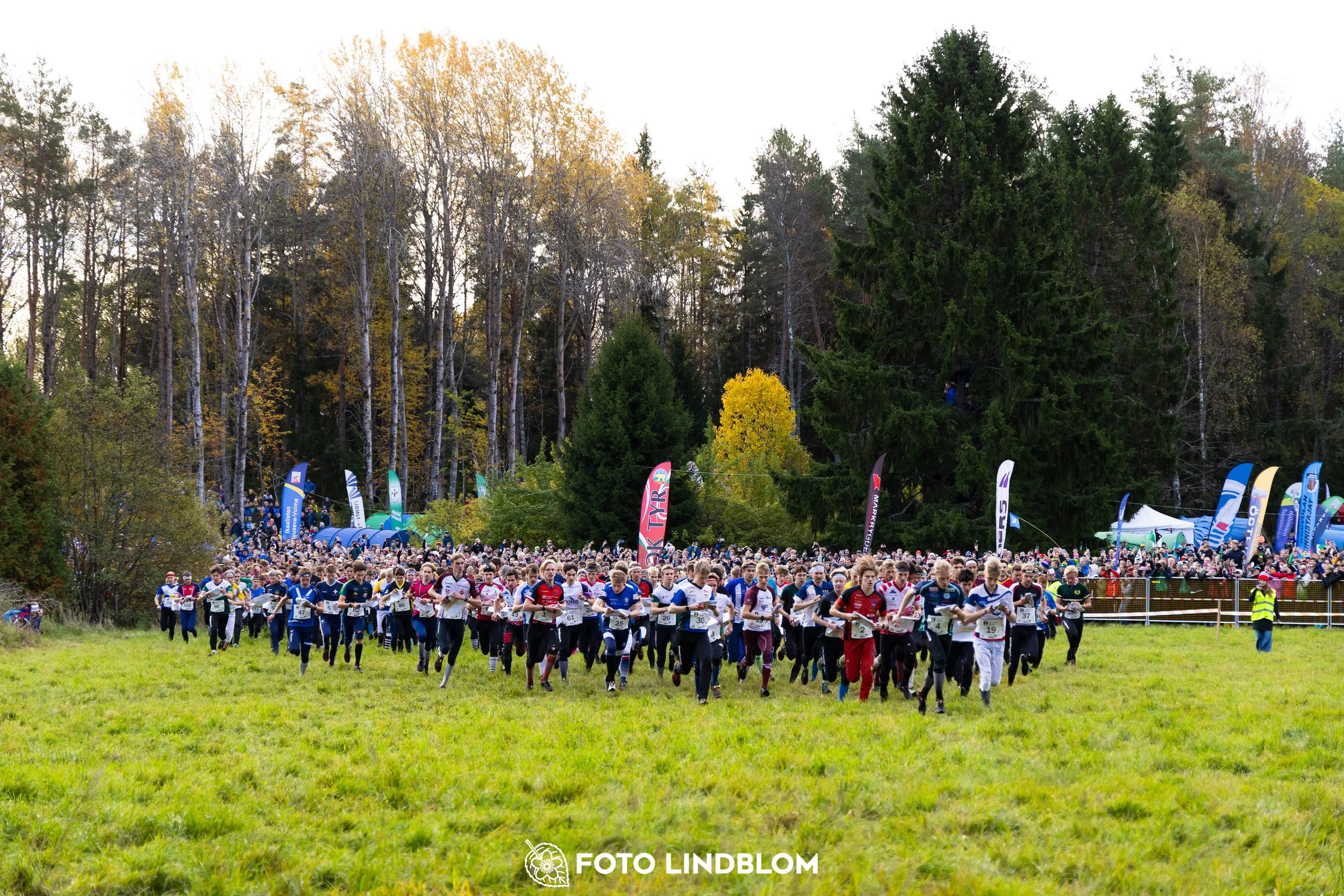 A picture from the 25-Manna orienteering event taken by Foto Lindblom