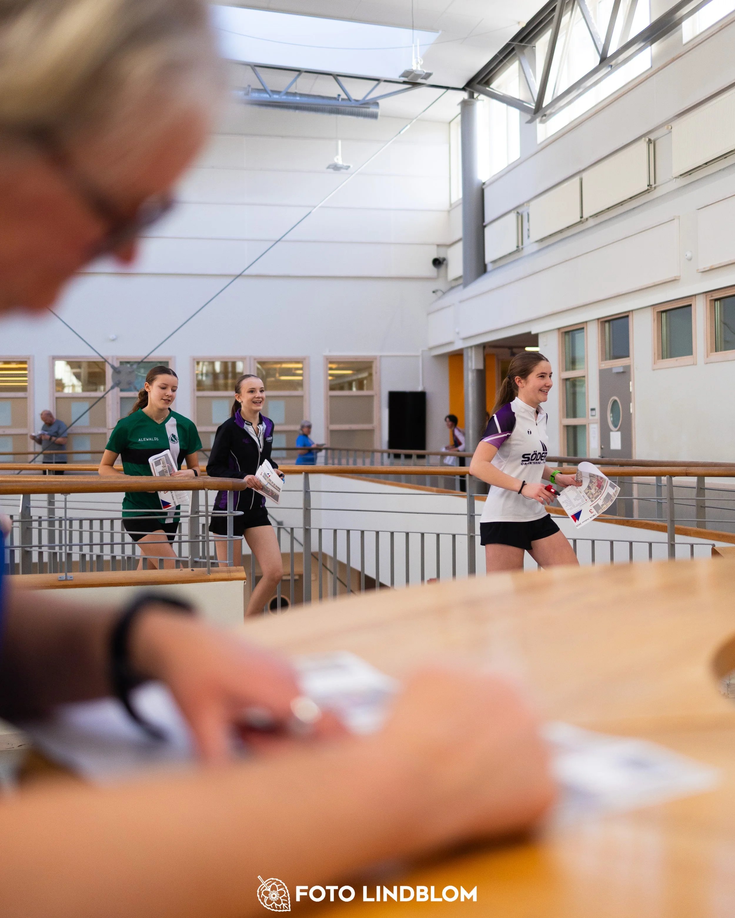 A picture from the indoor orienteering event TMOK Indoor taken by Foto Lindblom