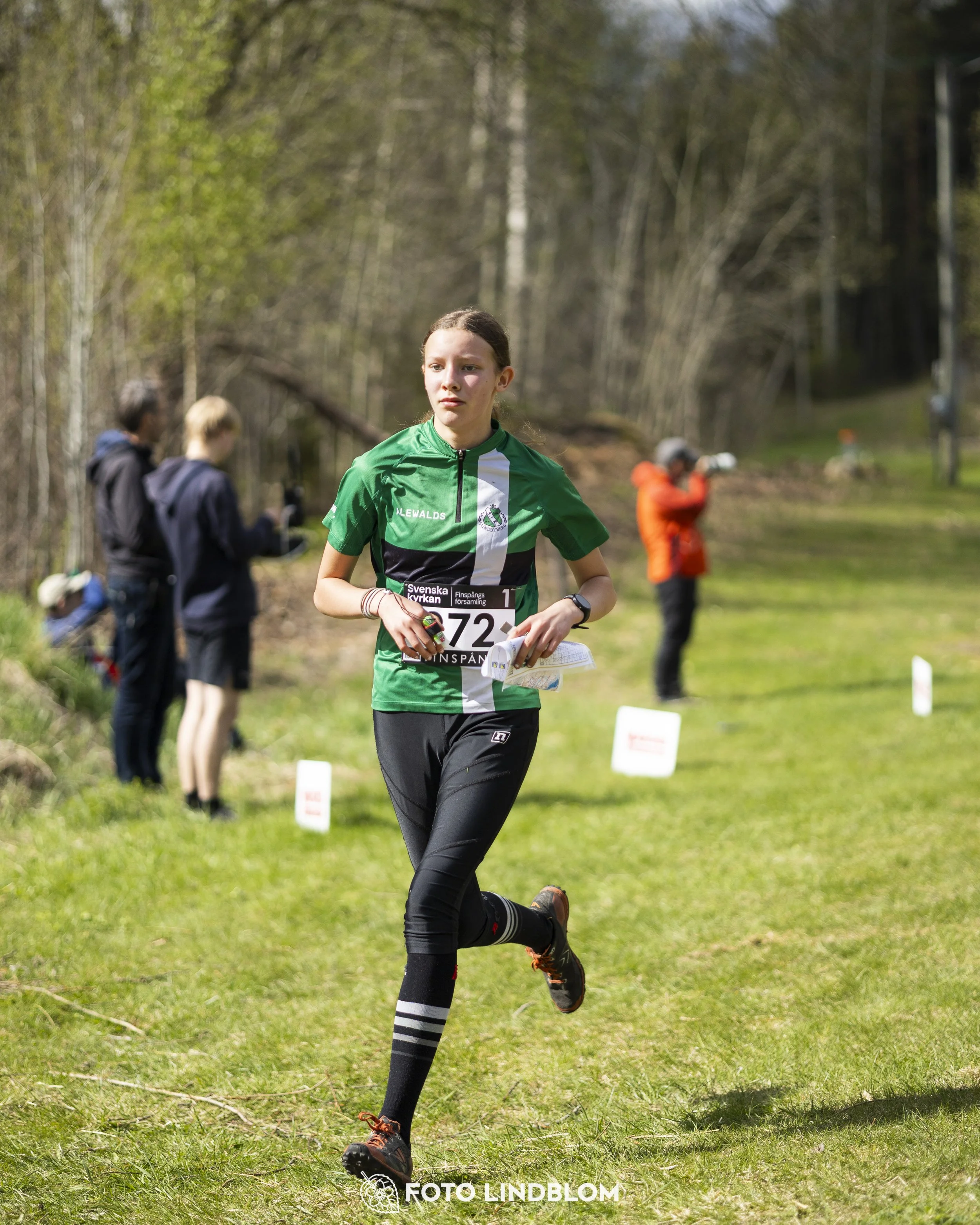 A picture from the youth relay at 10-Mila orienteering competition