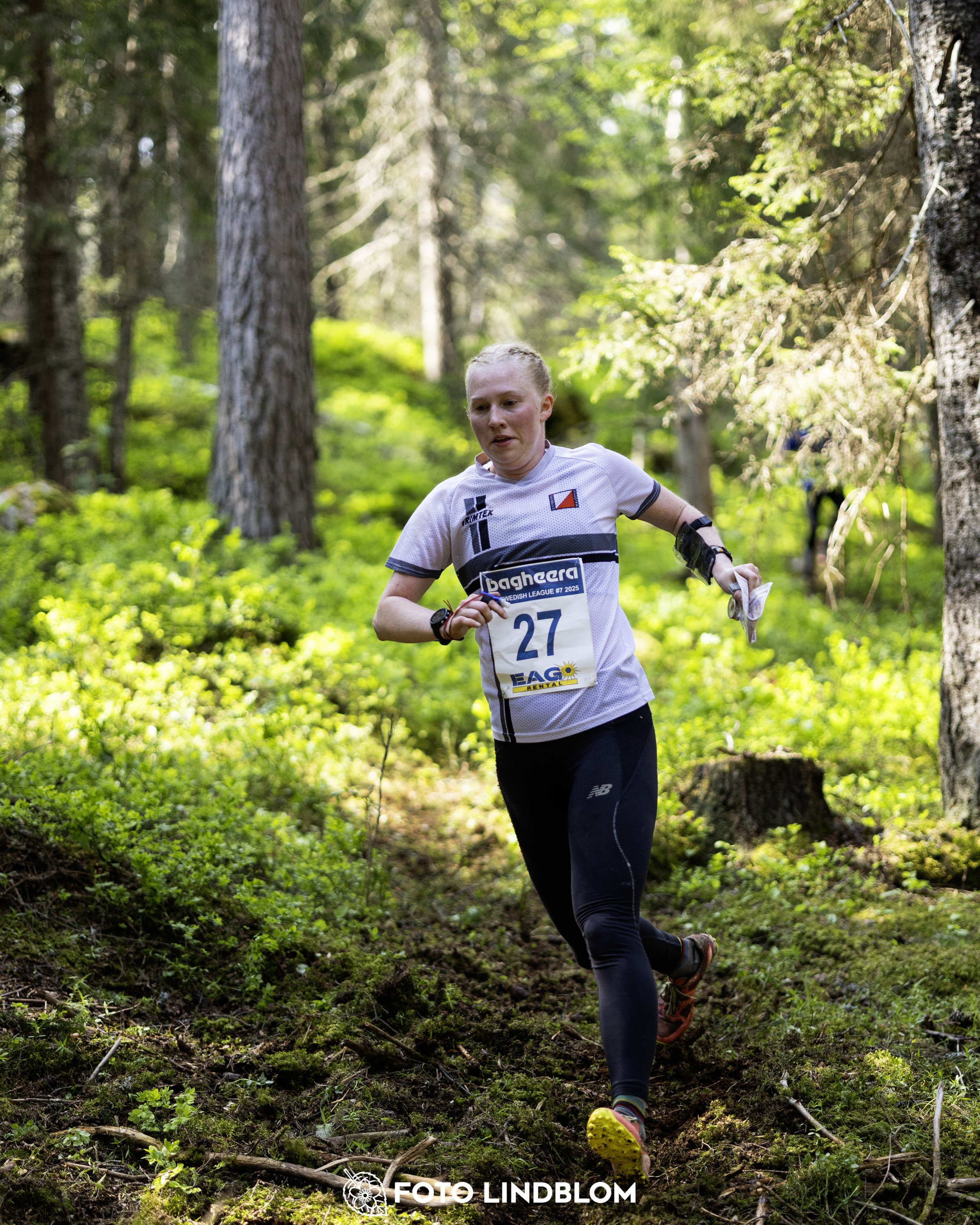 A picture from the seventh stage of the Swedish League orienteering competition