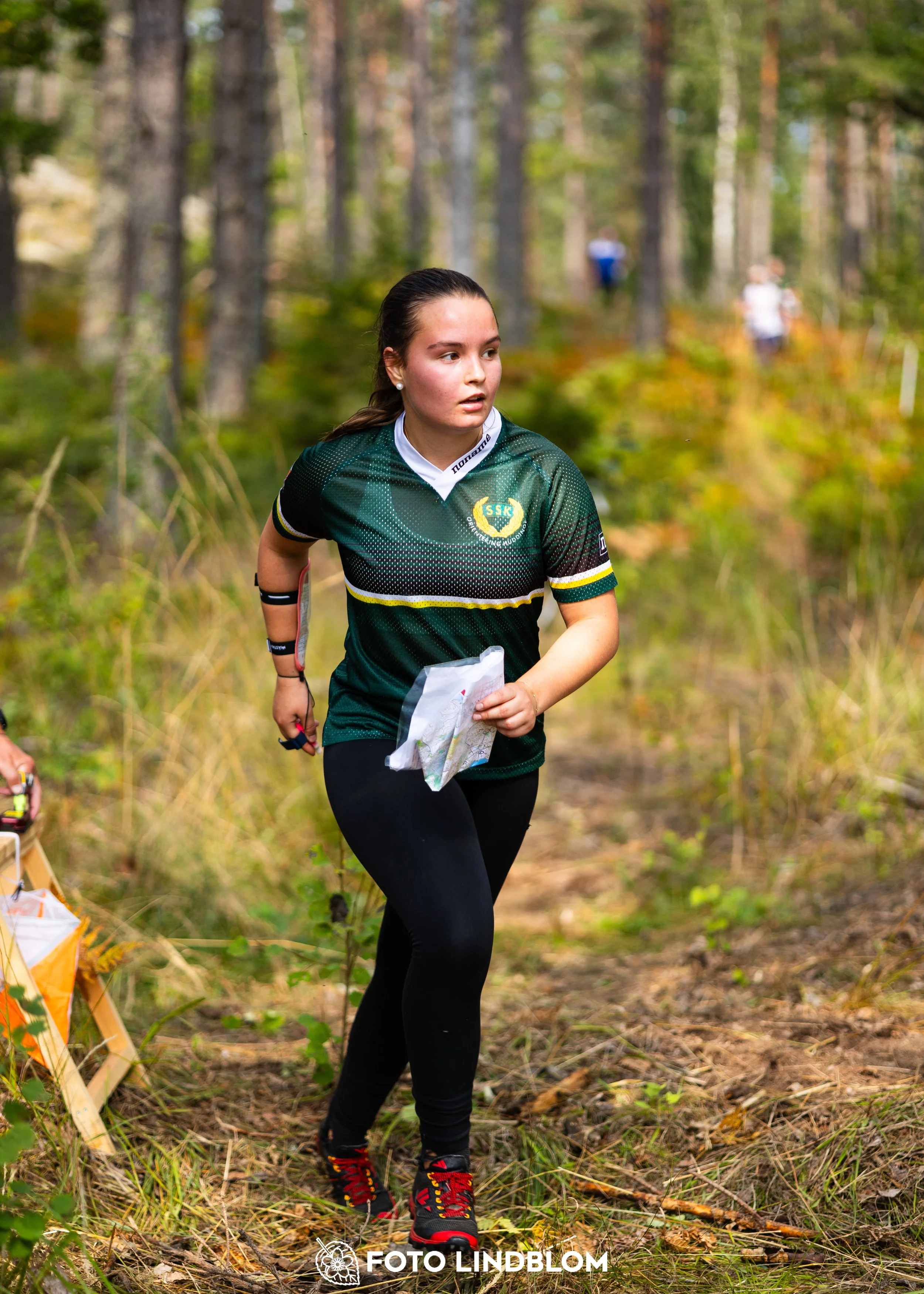 A picture from the Stockholm district championship in middle distance orienteering taken by Foto Lindblom