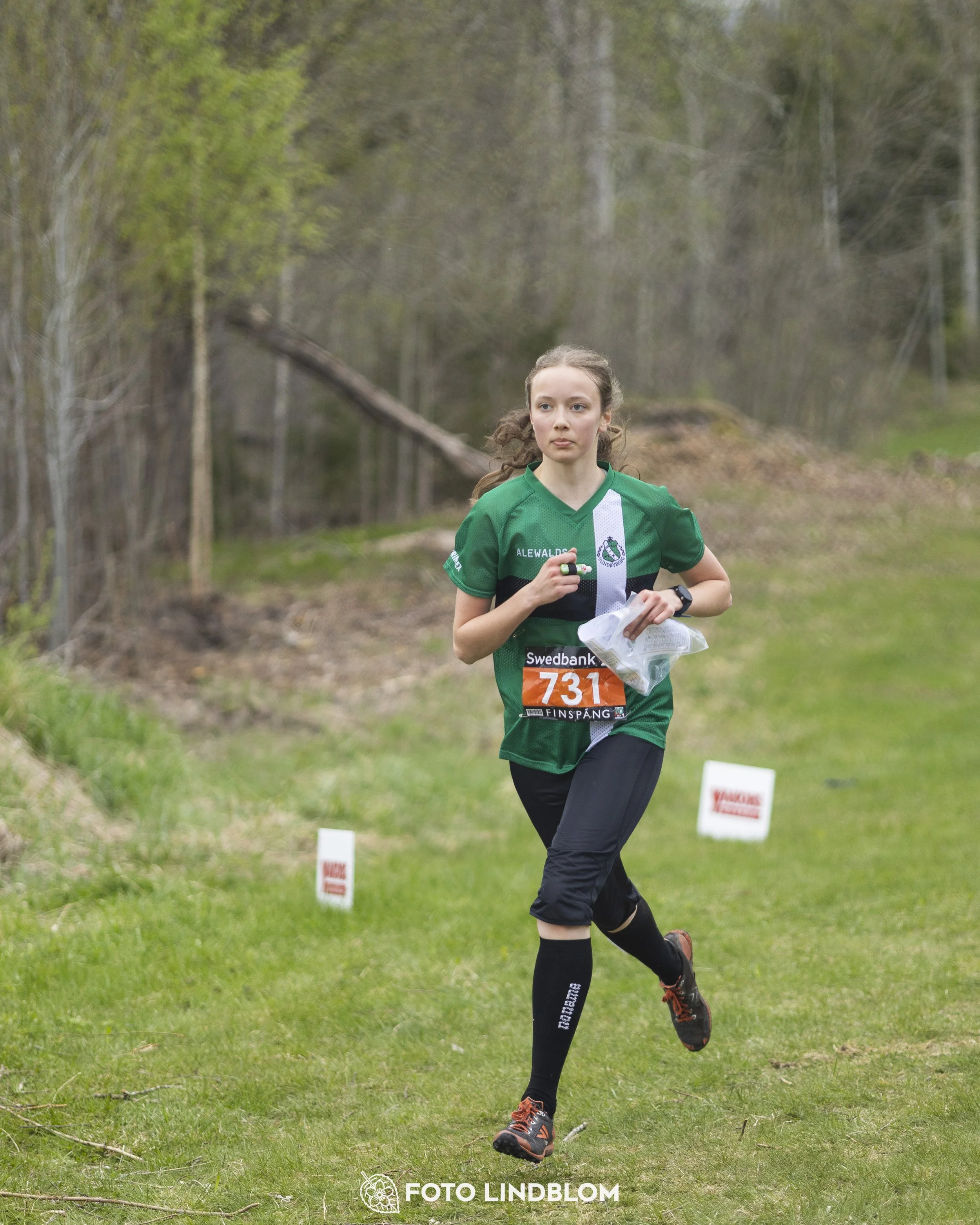 A picture from the youth relay at 10-Mila orienteering competition