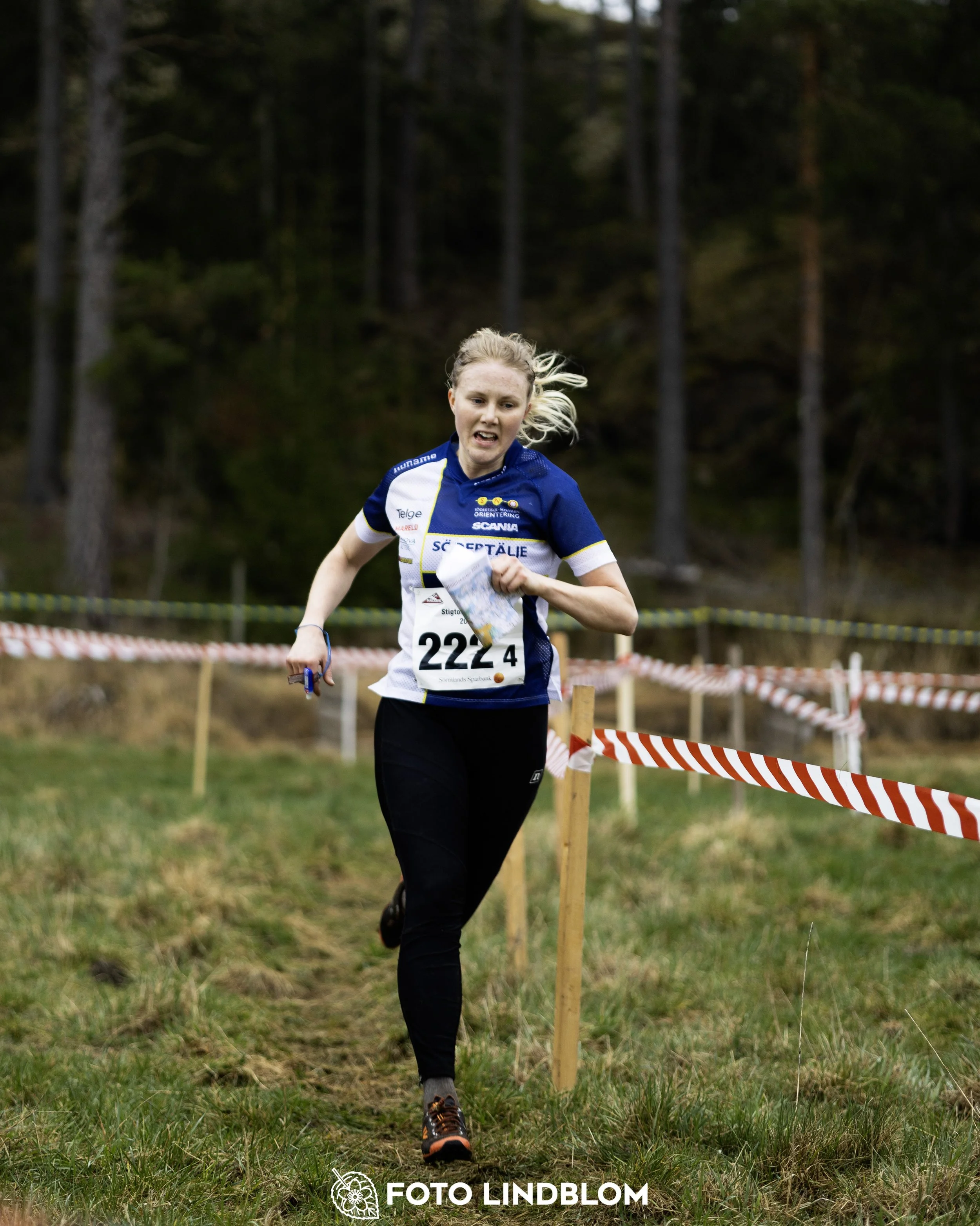 A picture from the orienteering relay competition "Stigtomtakavlen"