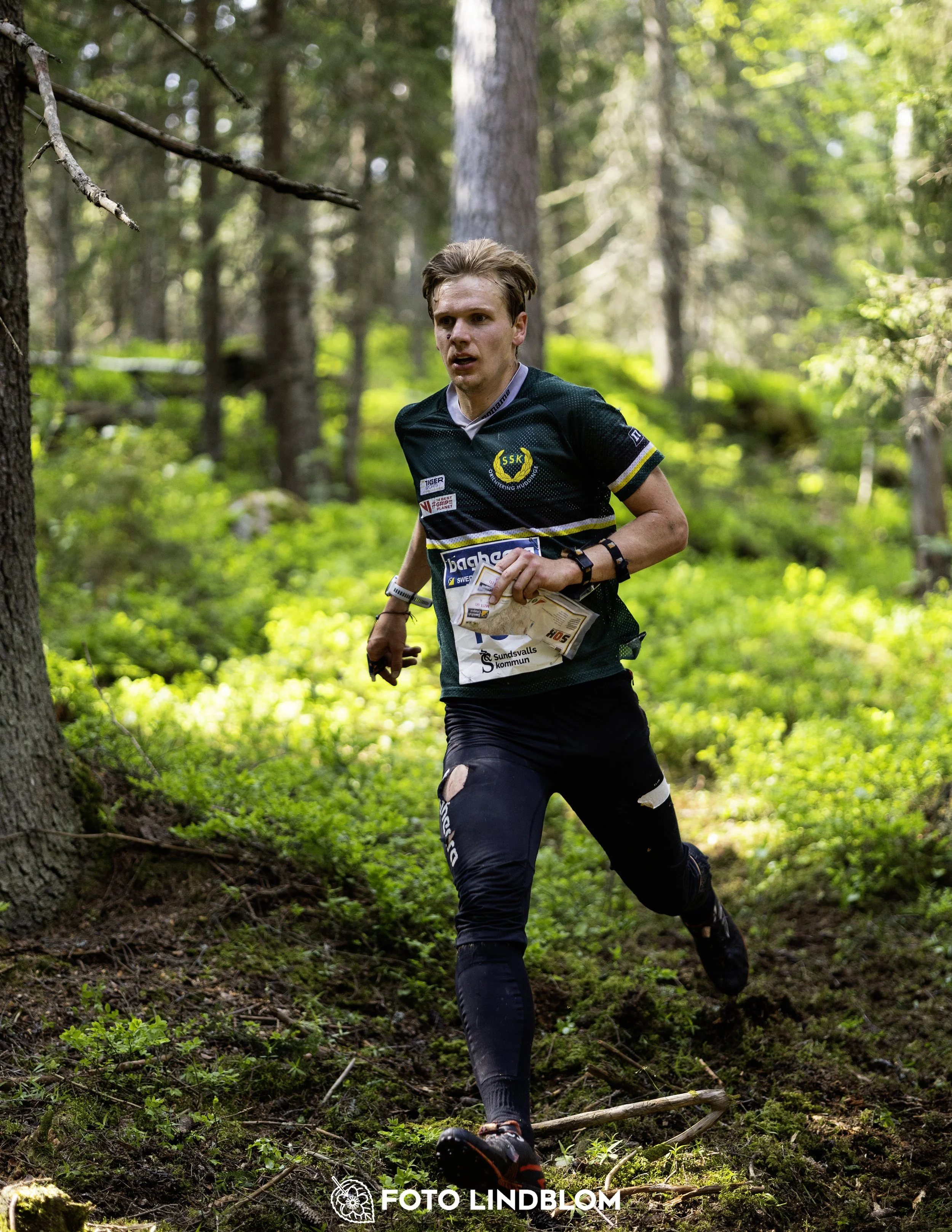 A picture from the seventh stage of the Swedish League orienteering competition