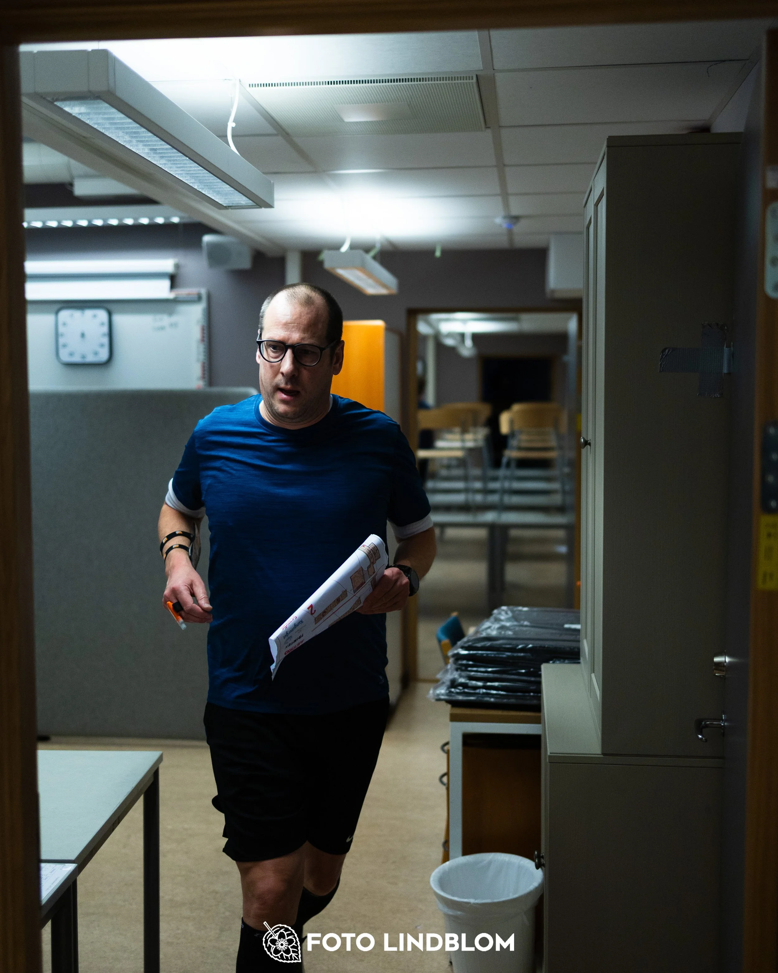 A picture from the indoor orienteering event Viken Indoor taken by Foto Lindblom