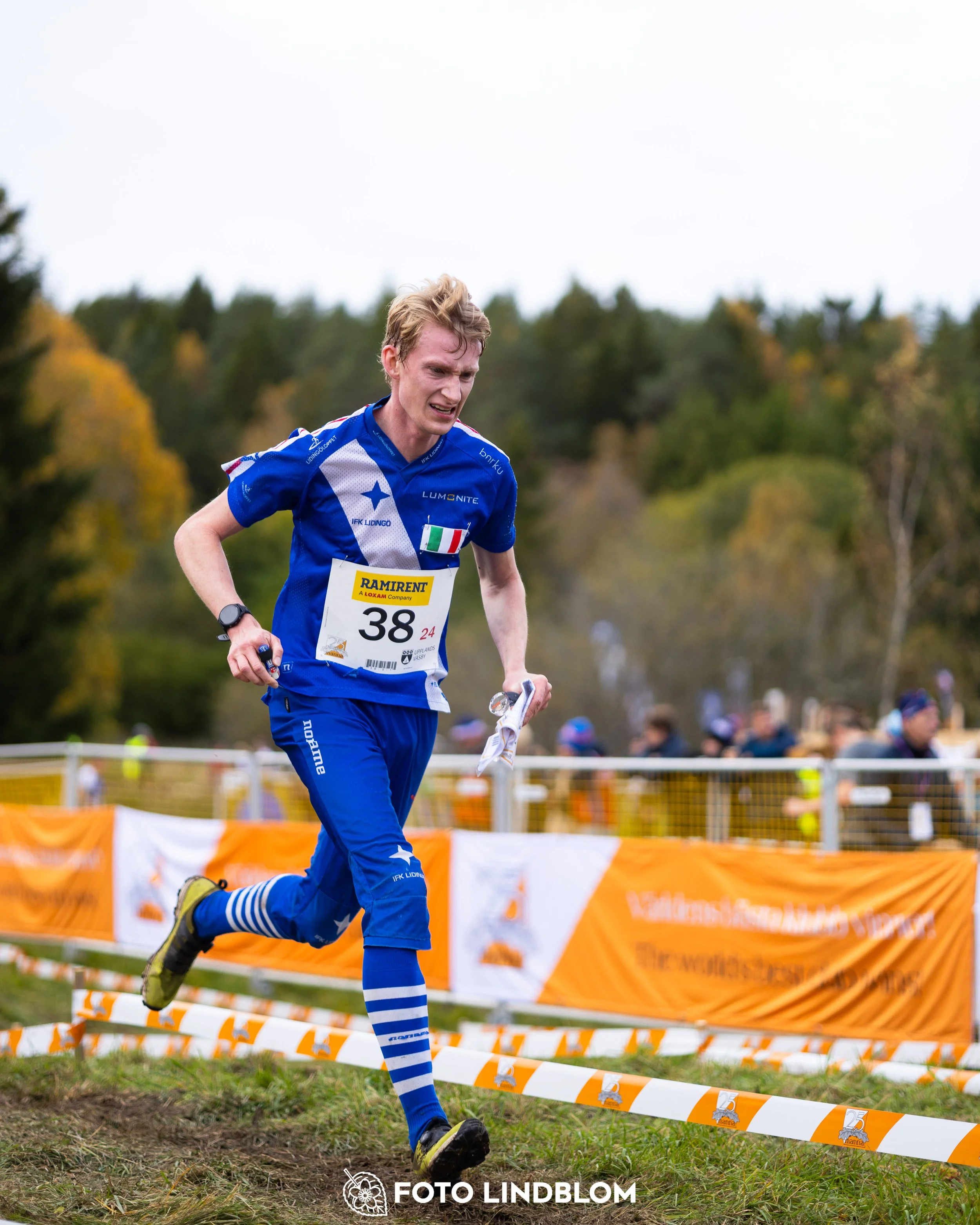 A picture from the 25-Manna orienteering event taken by Foto Lindblom