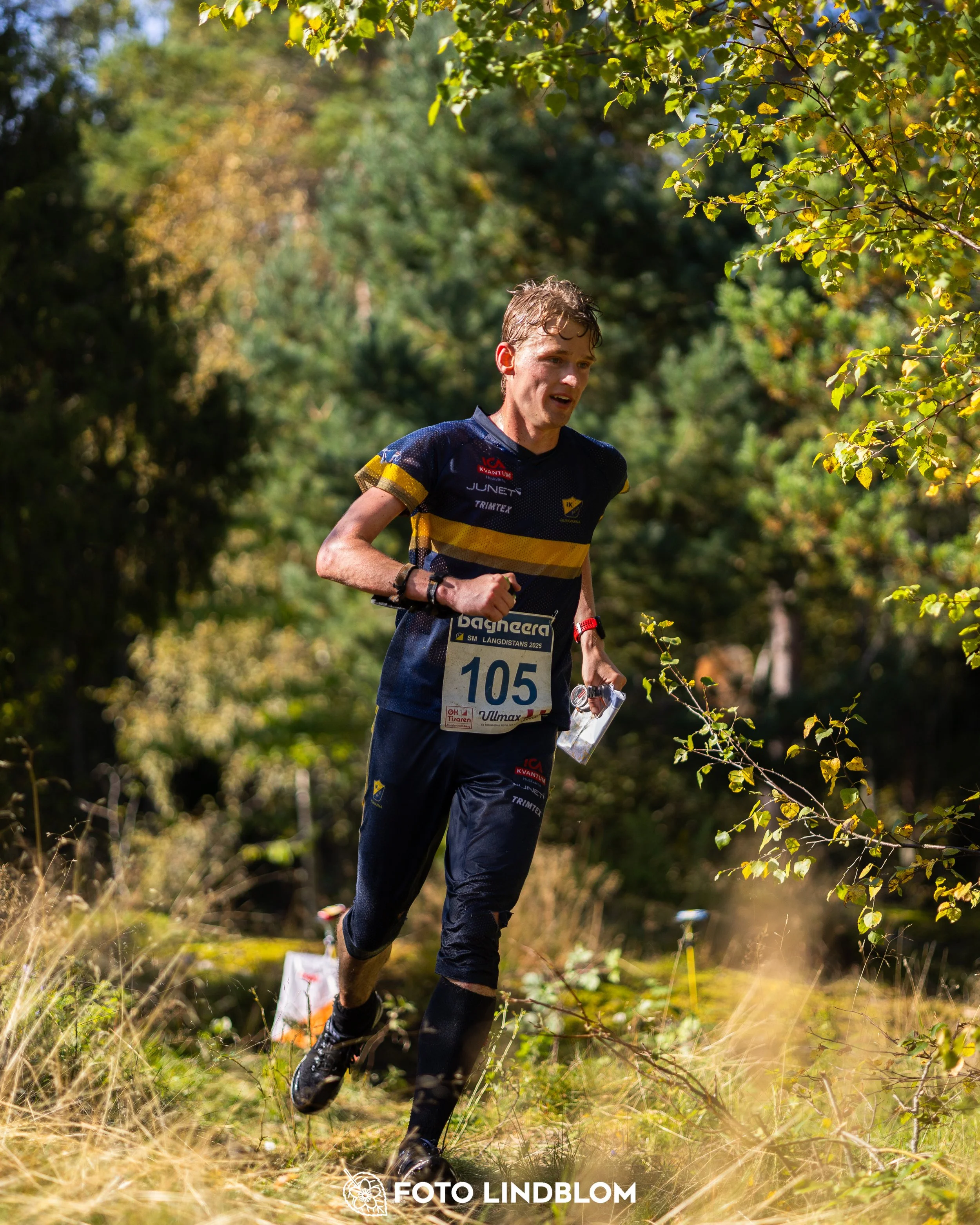 A picture from the Swedish national championship in long distance orienteering and Swedish league race taken by Foto Lindblom