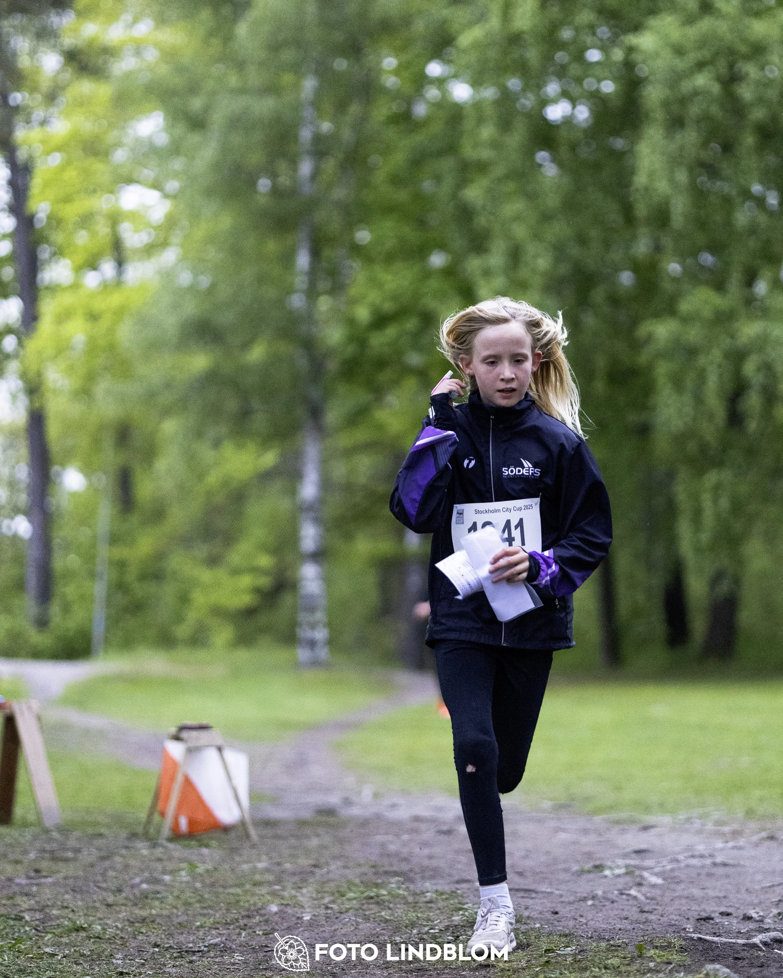 A picture from the secund stage of the Stockholm City Cup sprint orienteering competition