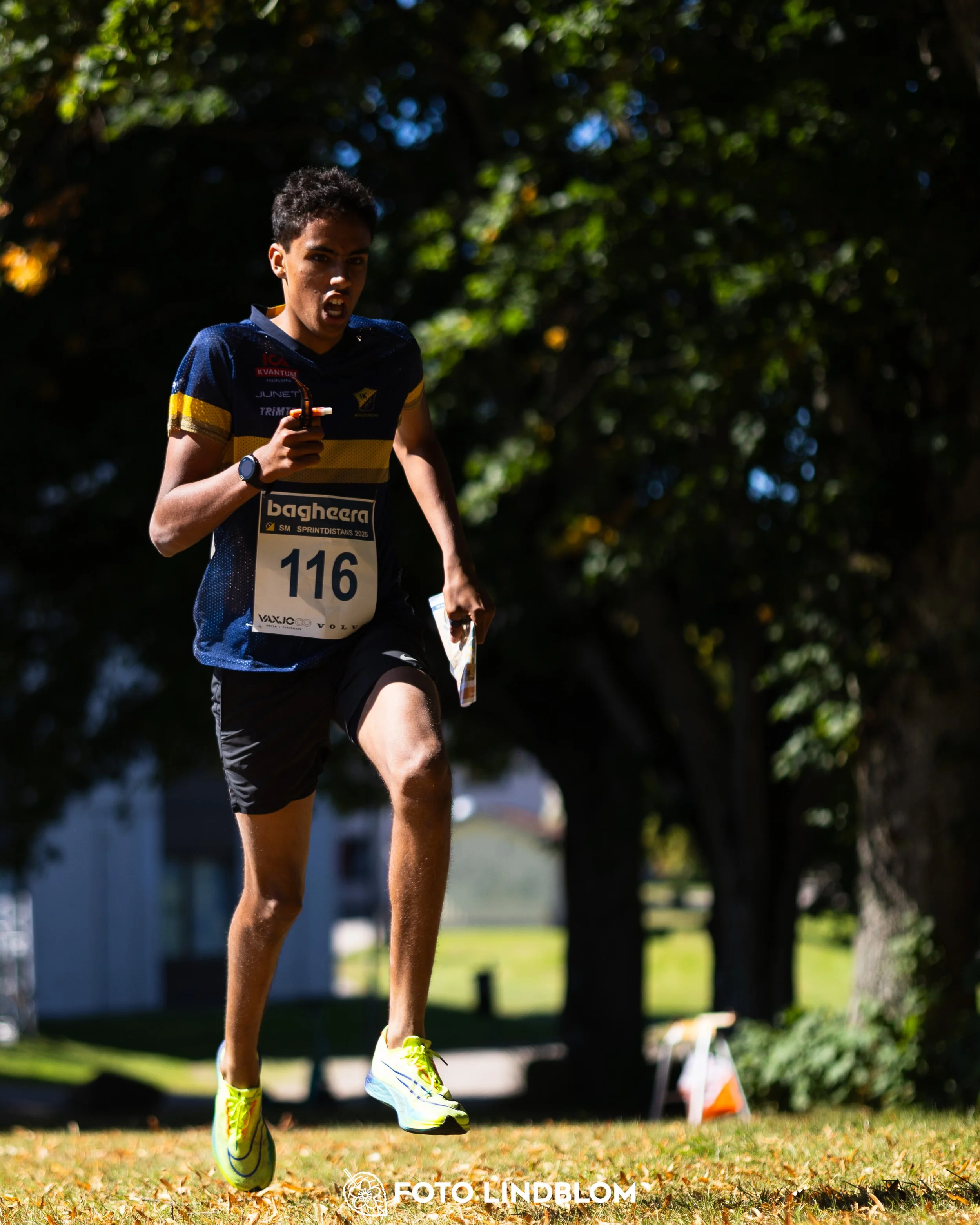 A picture from the Swedish national championship in knock out orienteering  taken by Foto Lindblom