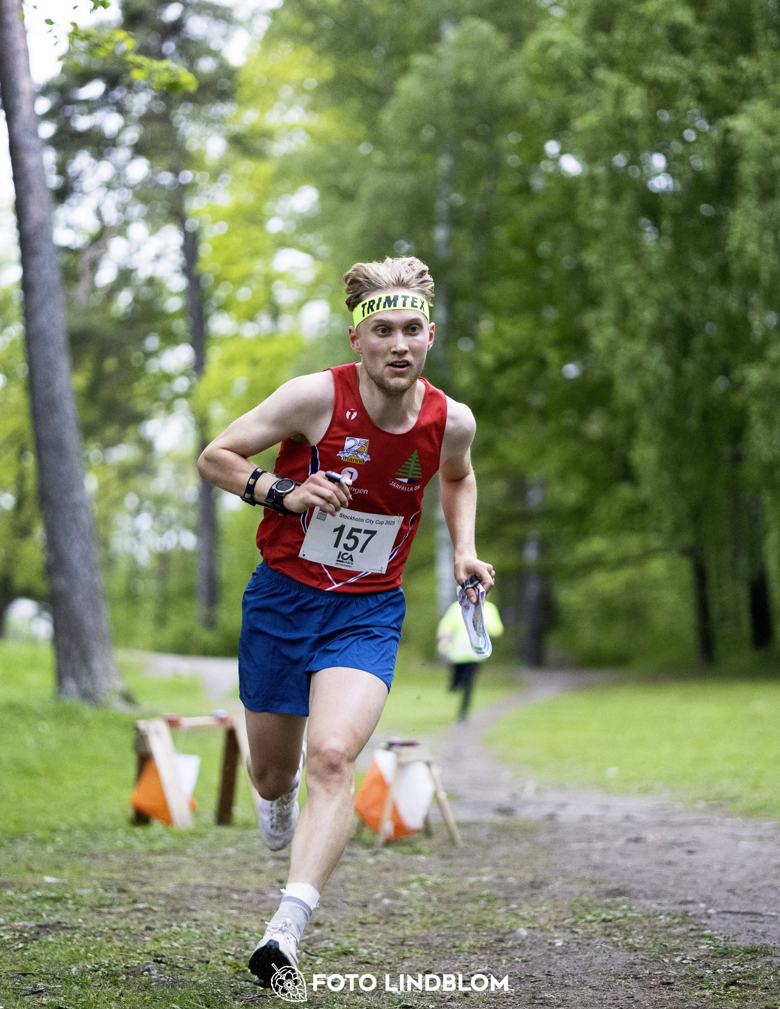 A picture from the secund stage of the Stockholm City Cup sprint orienteering competition