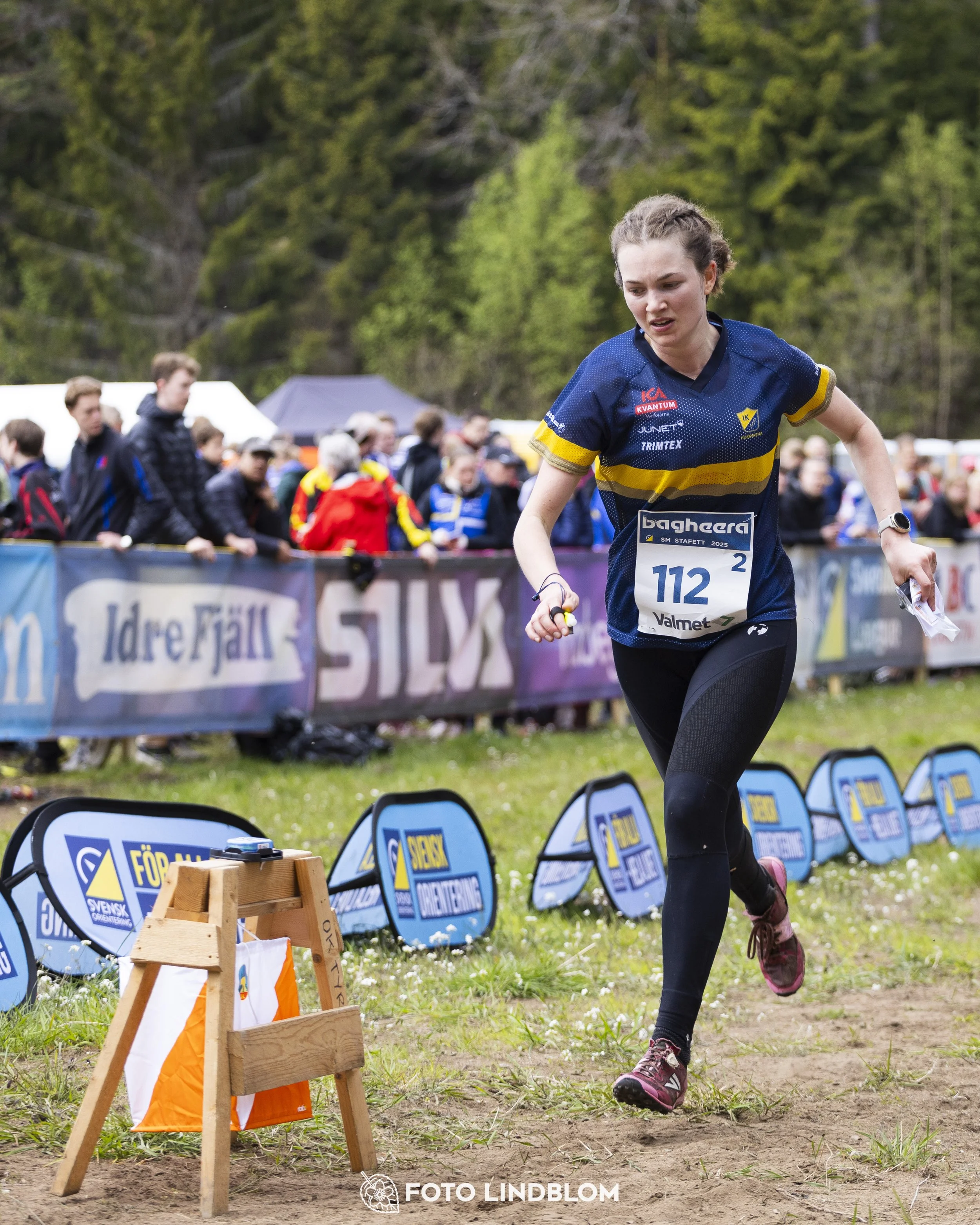 A picture from the Swedish national championship in relay orienteering