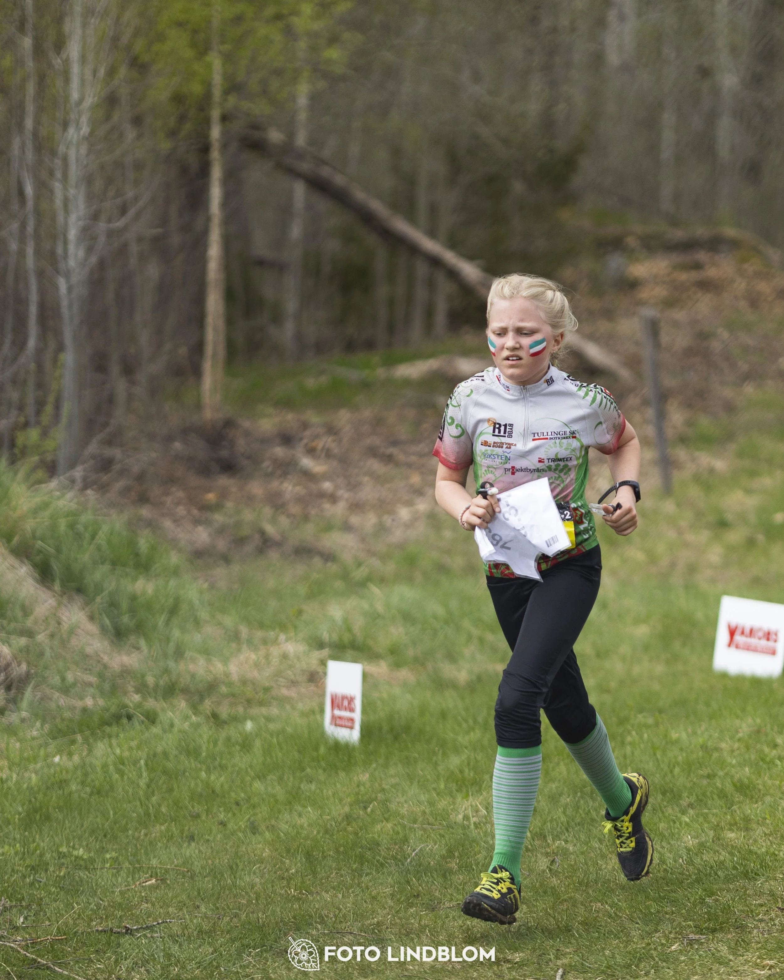 A picture from the youth relay at 10-Mila orienteering competition
