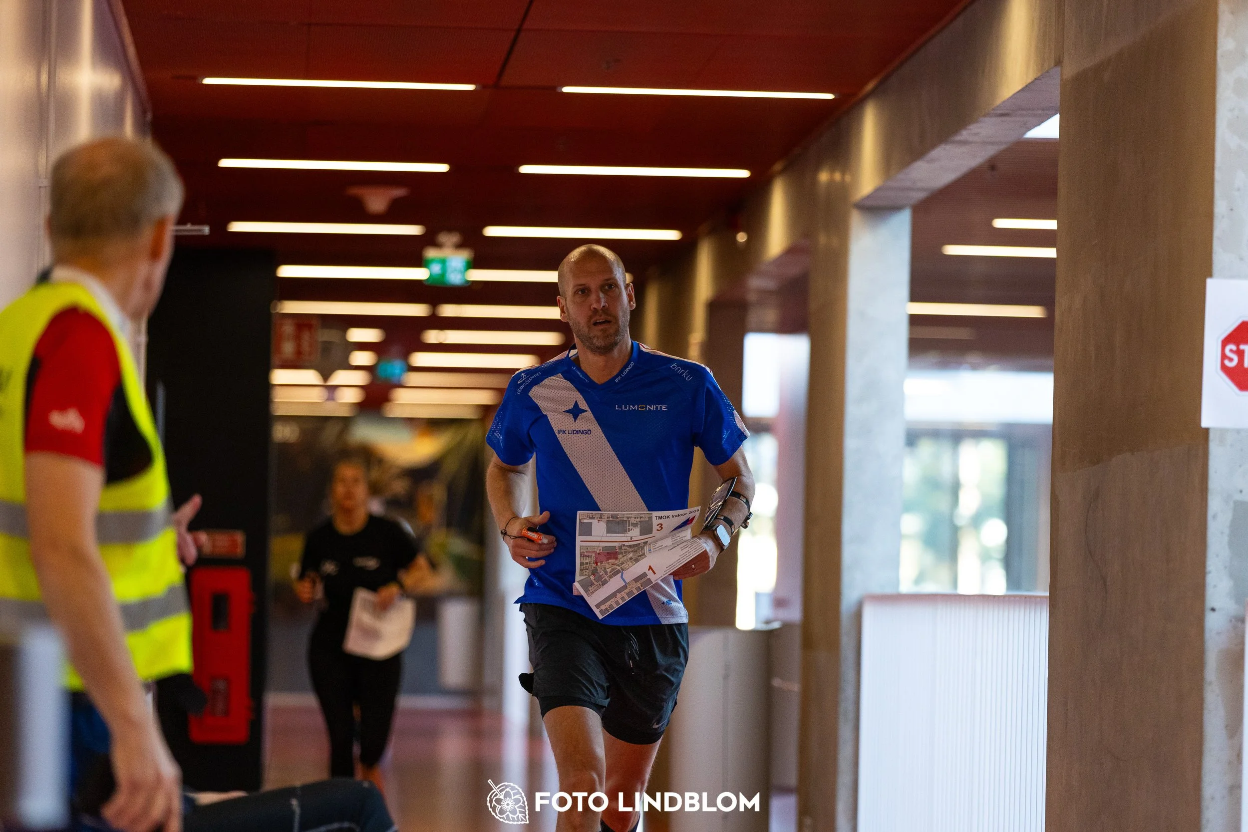 A picture from the indoor orienteering event TMOK Indoor taken by Foto Lindblom