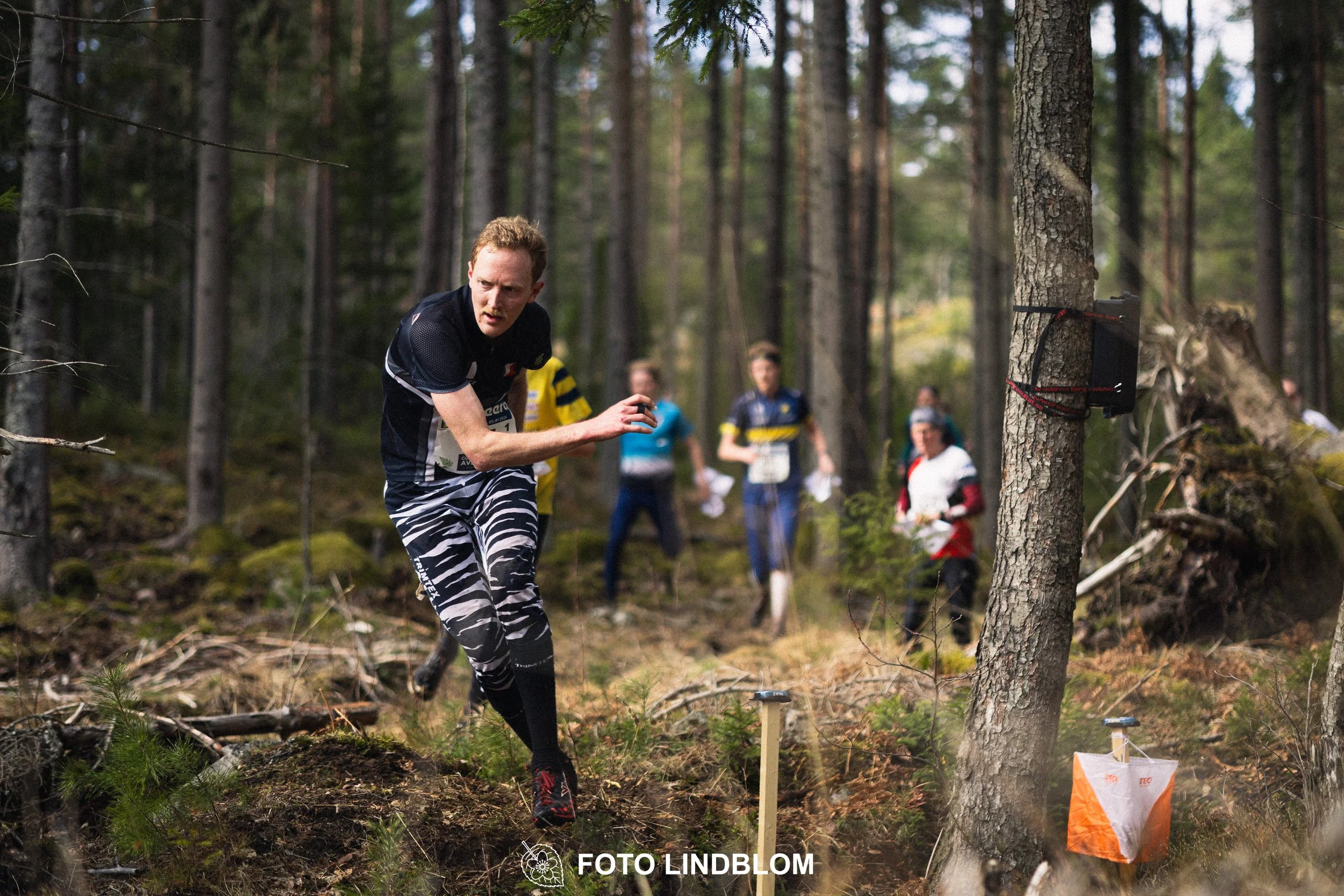 A scene from the Stafettligan relay competition Kolmårdskavlen in spring 2026, captured by Foto Lindblom.