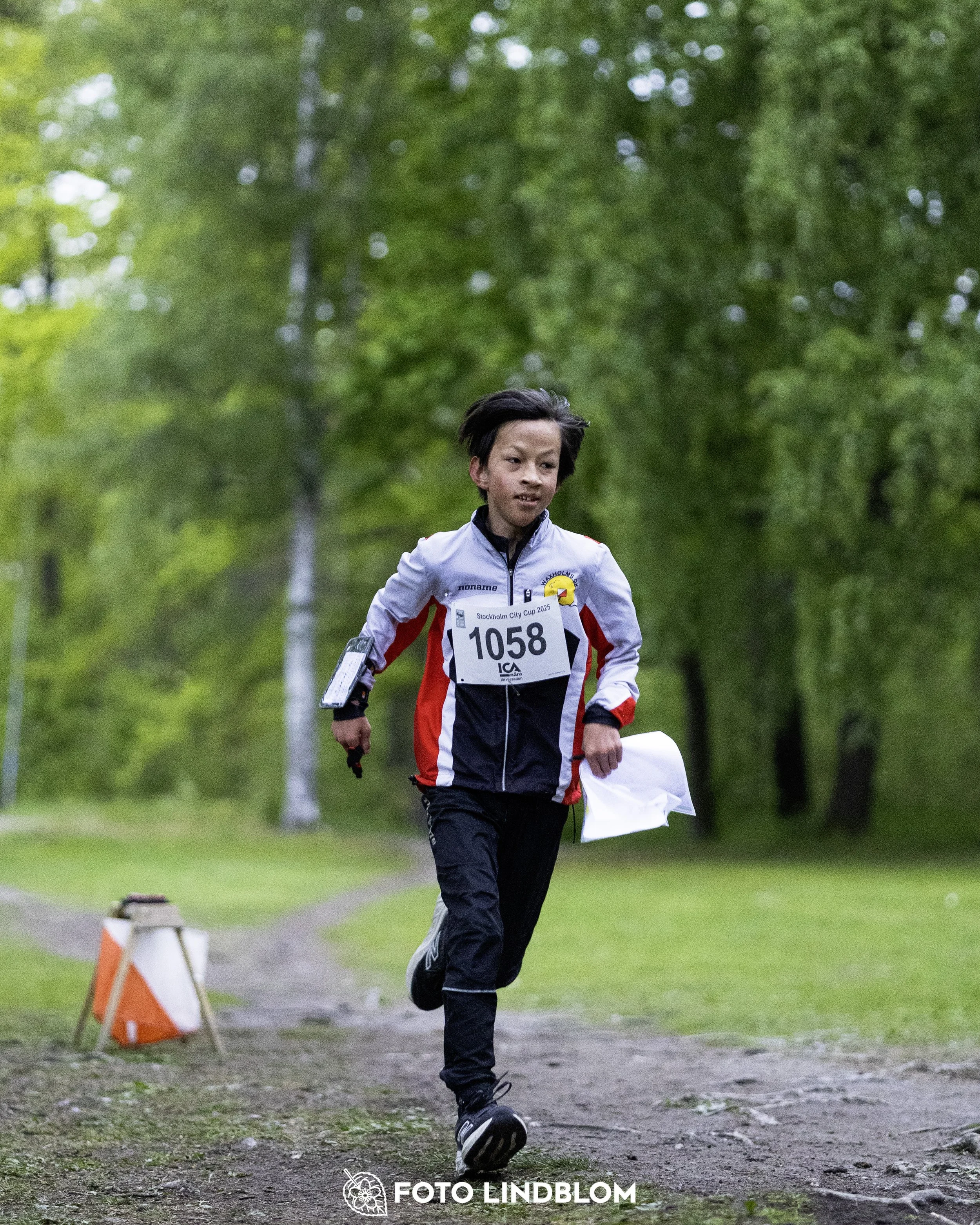 A picture from the secund stage of the Stockholm City Cup sprint orienteering competition