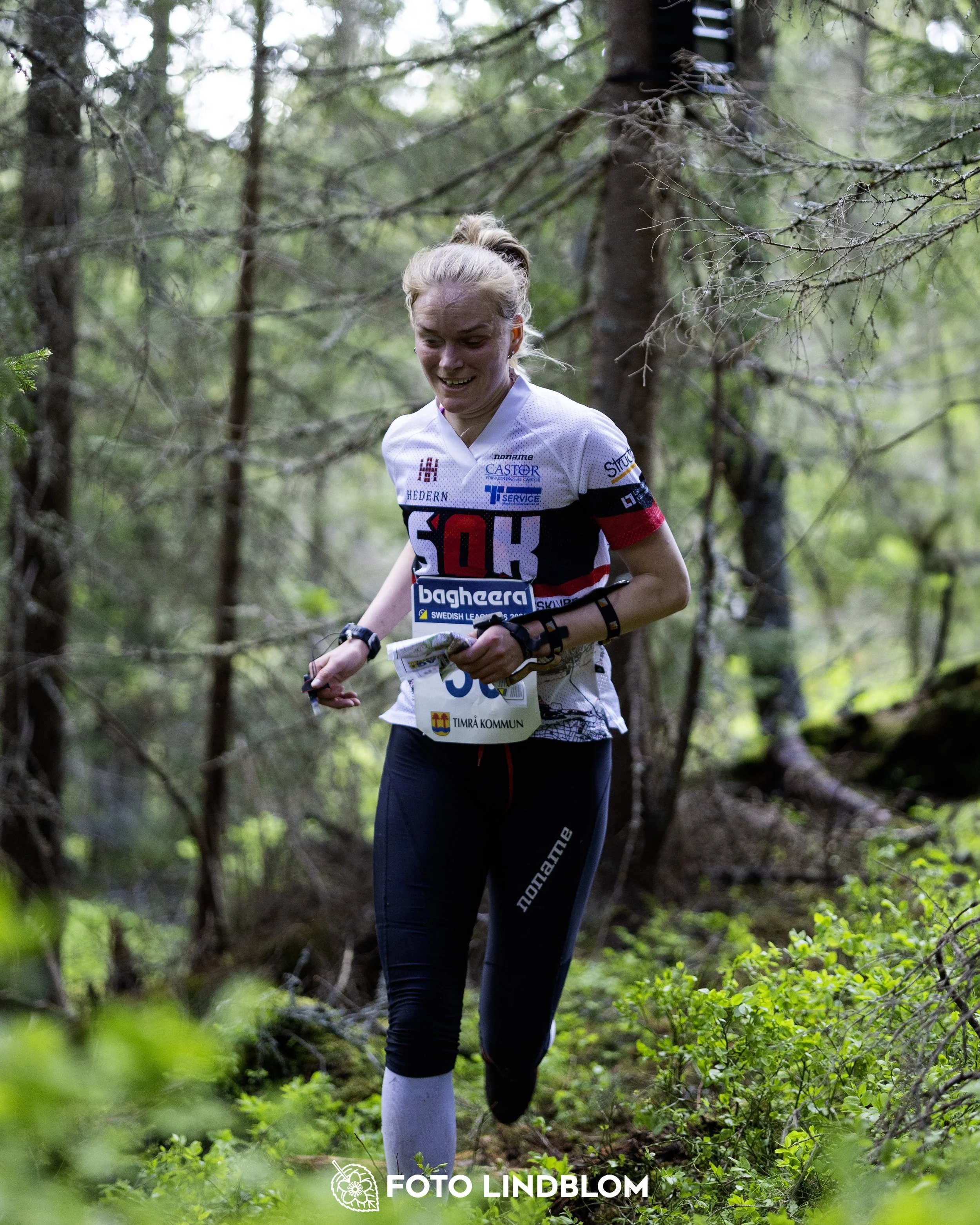 A picture from the sixth stage of the Swedish League orienteering competition