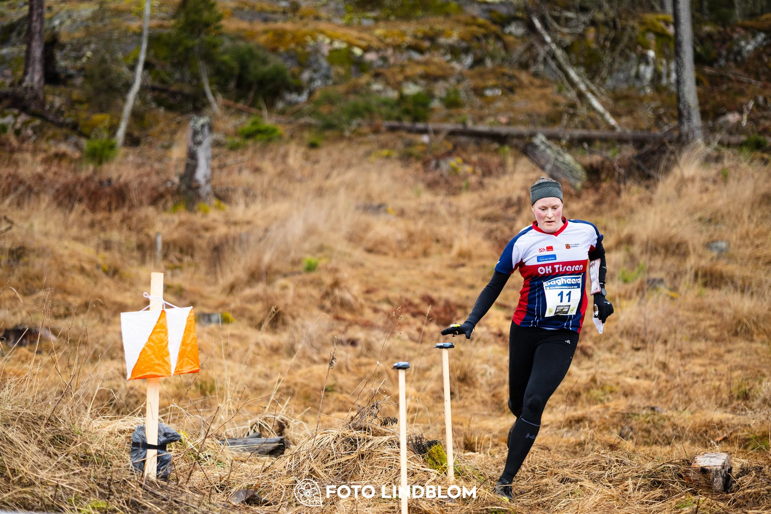 A photo from the Swedish League orienteering competition in Kolmården spring 2026, captured by Foto Lindblom.