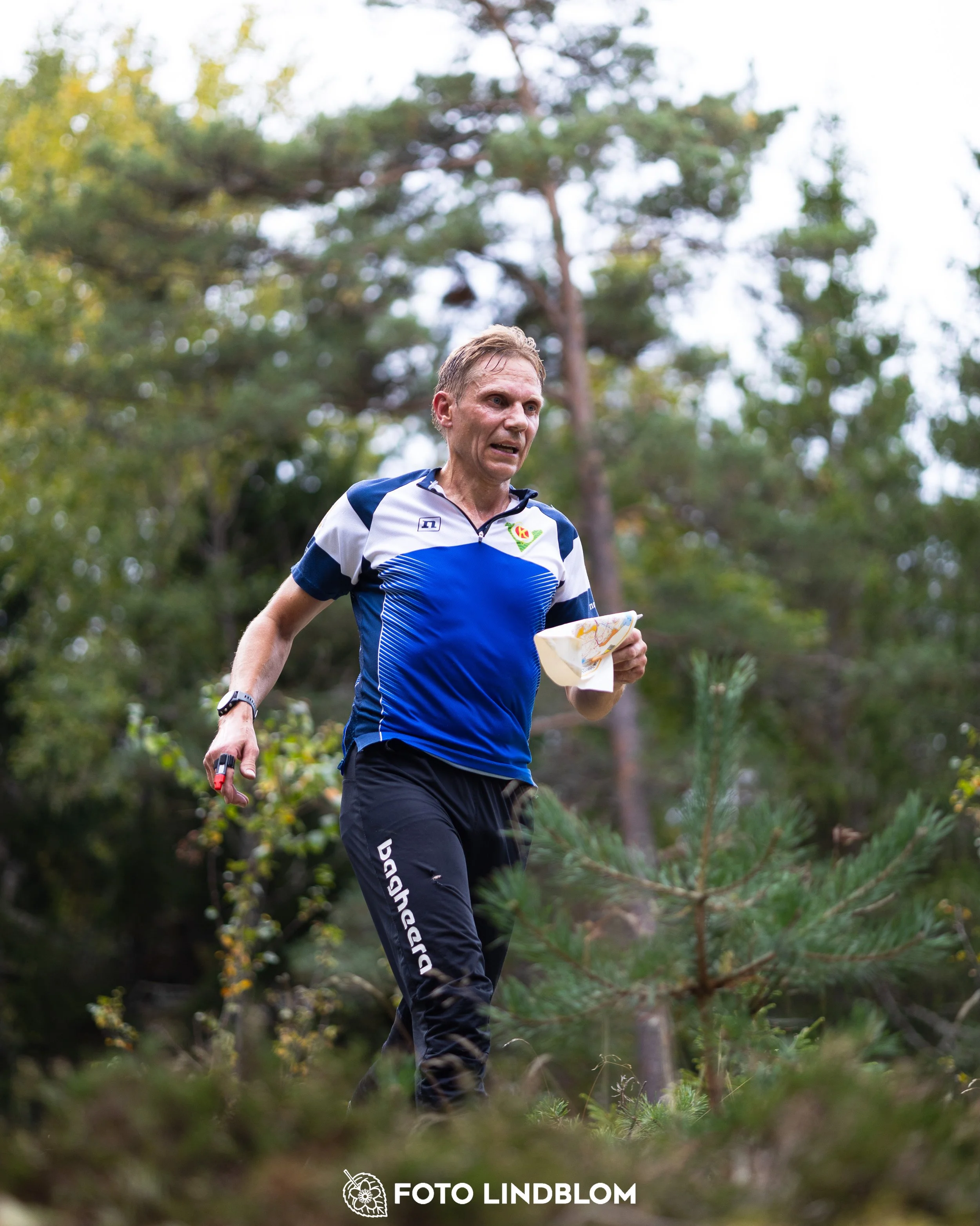 A picture from the Stockholm district championship in relay orienteering taken by Foto Lindblom