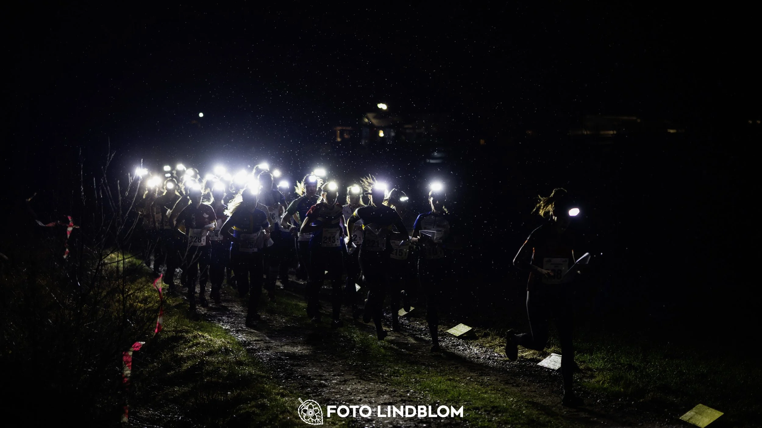 A picture from the orienteering relay competition "Stigtomtakavlen"