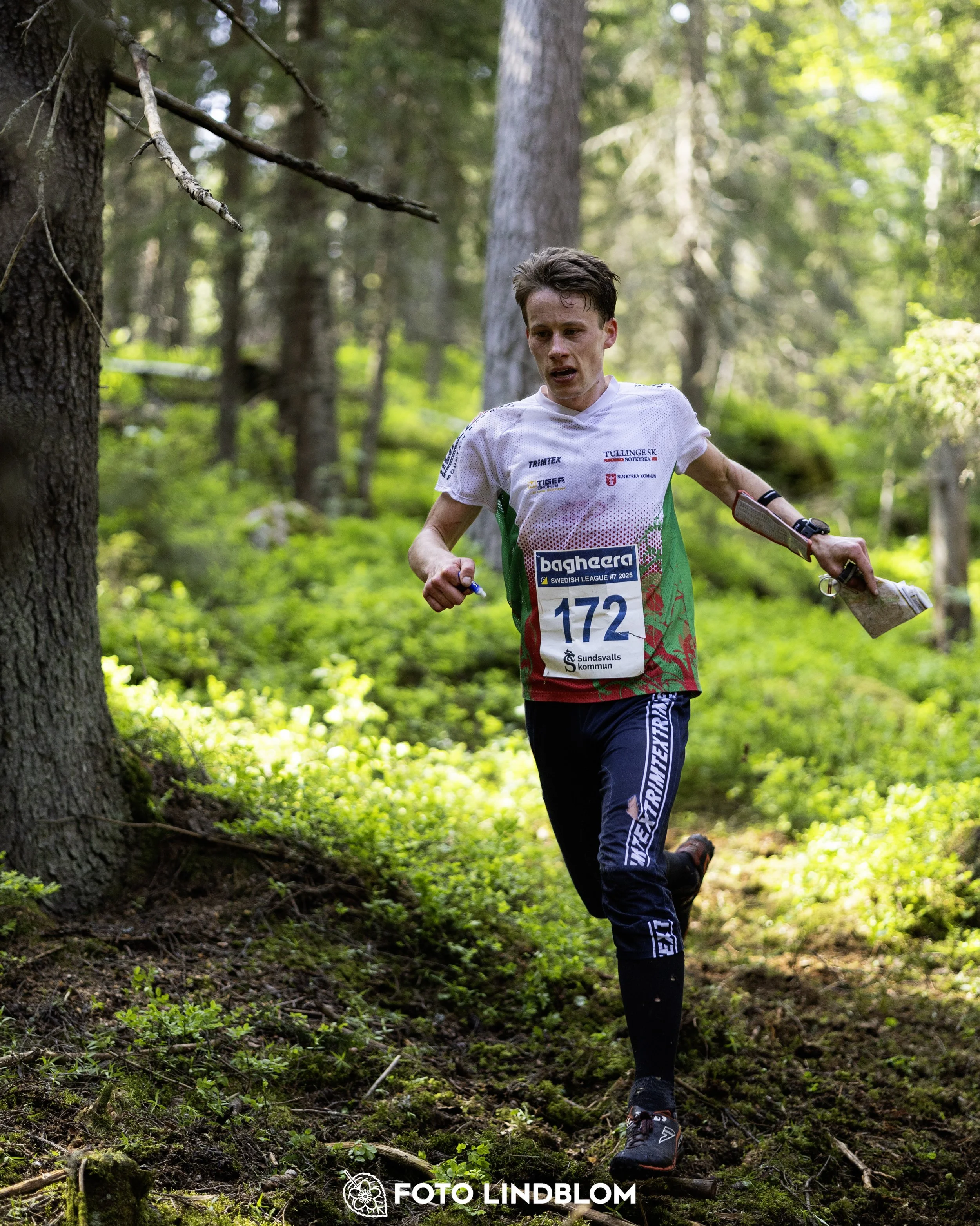 A picture from the seventh stage of the Swedish League orienteering competition