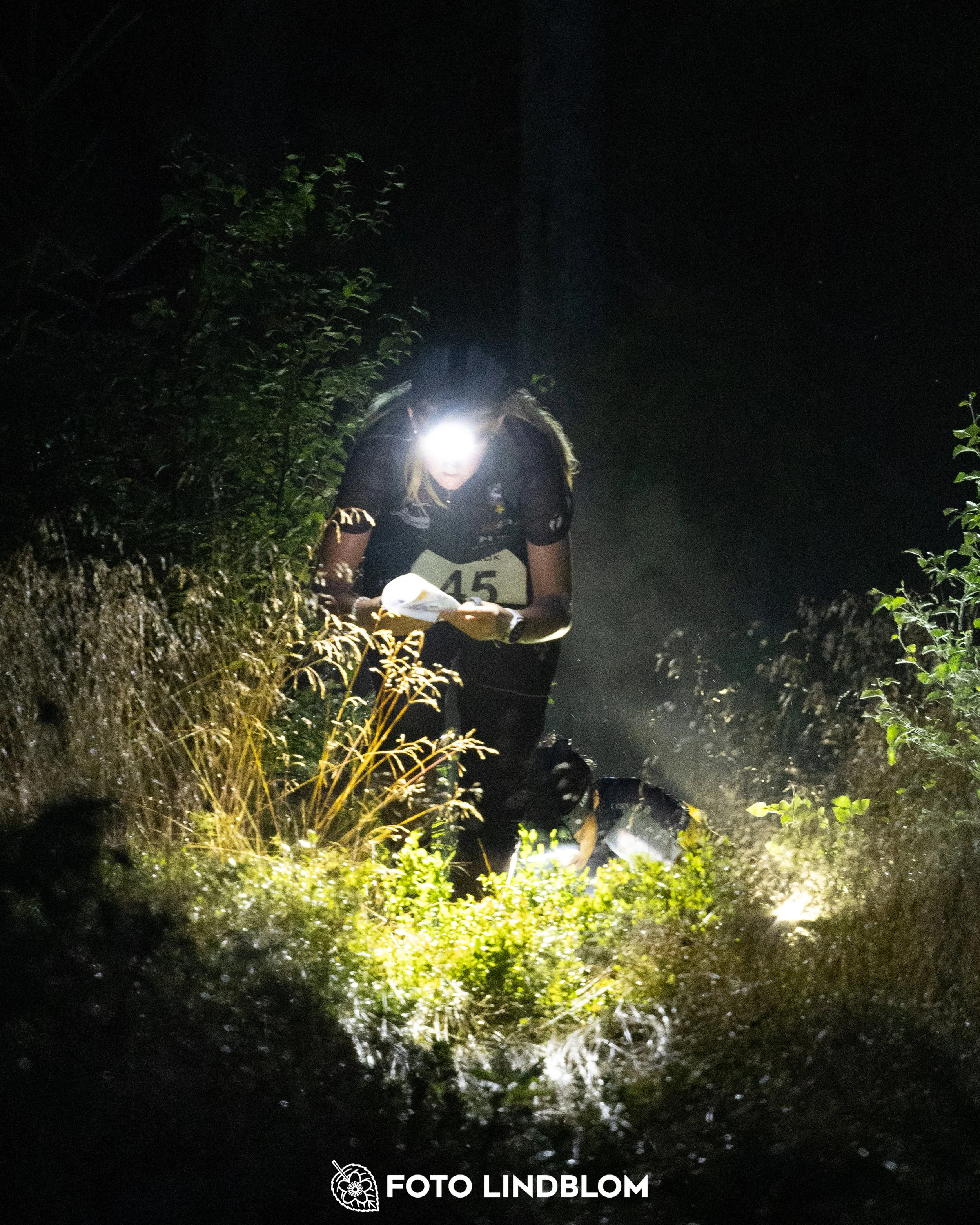 A picture from the youth 10 mila orienteering competition taken by Foto Lindblom