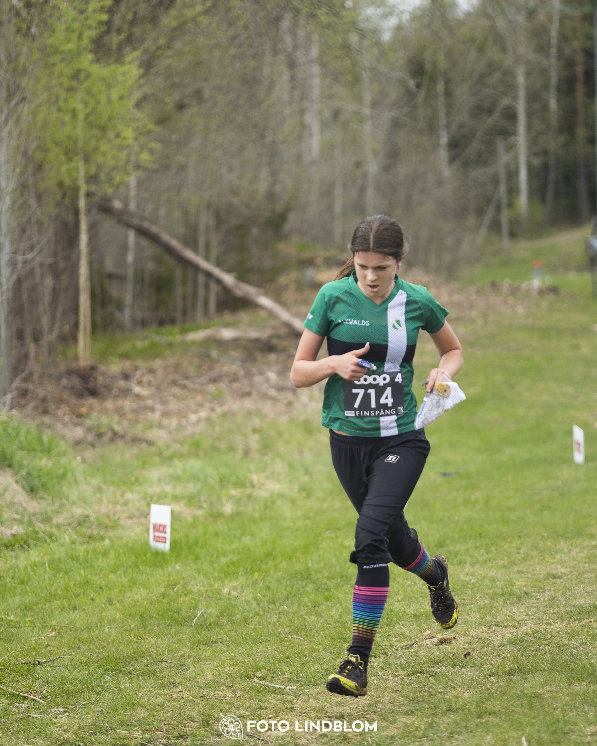 A picture from the youth relay at 10-Mila orienteering competition