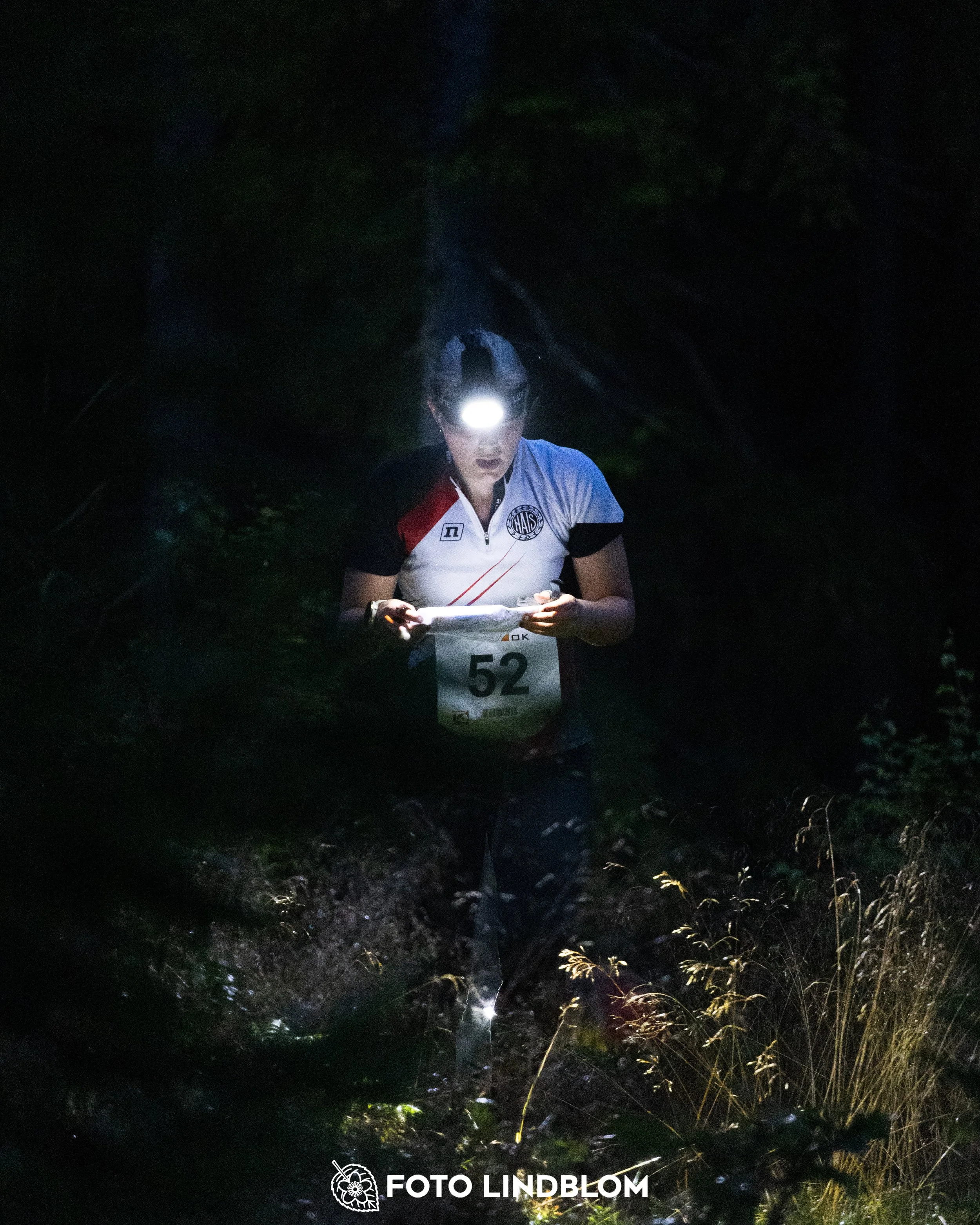 A picture from the youth 10 mila orienteering competition taken by Foto Lindblom