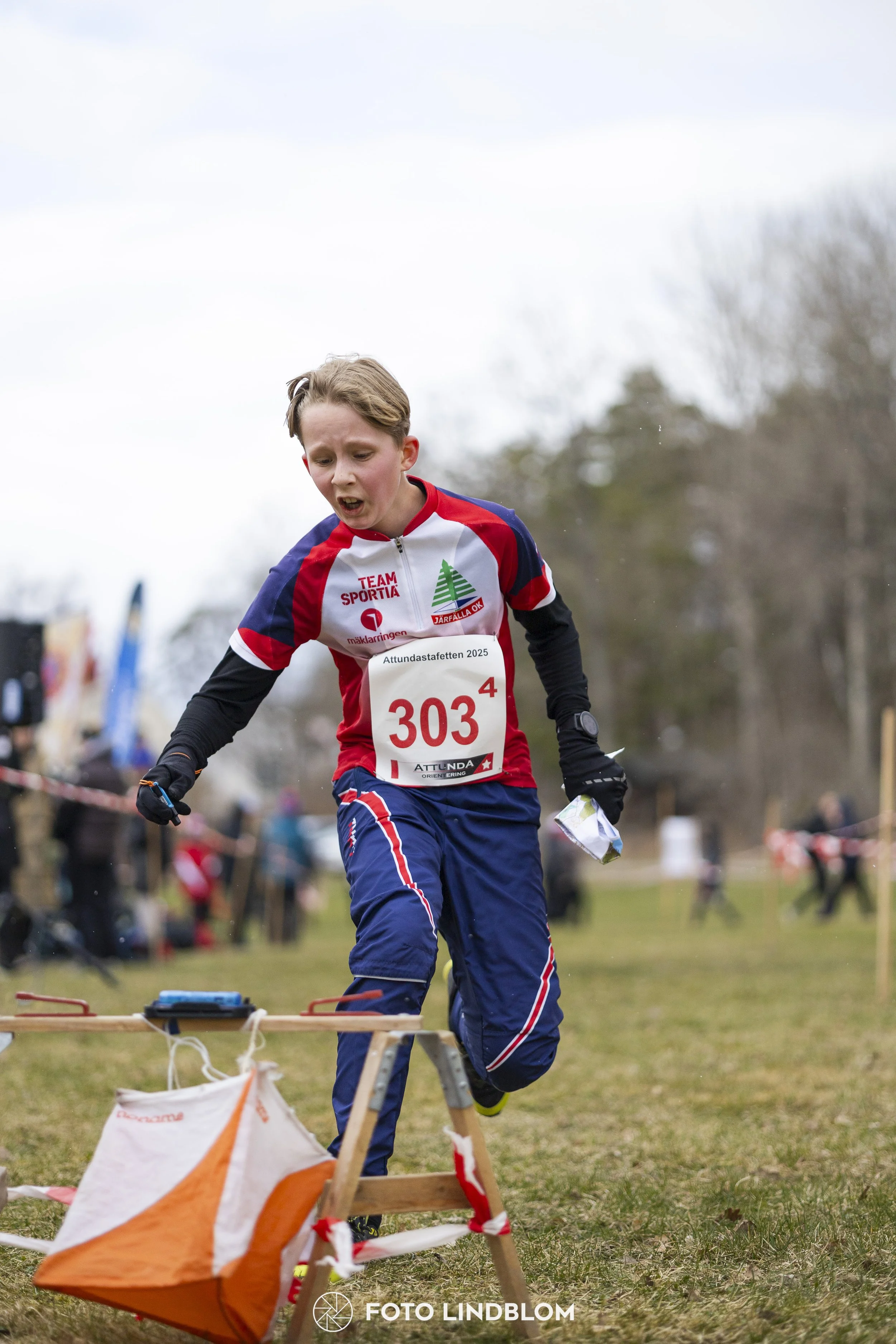 A picture from the orienteering relay competition "Attundastafetten"