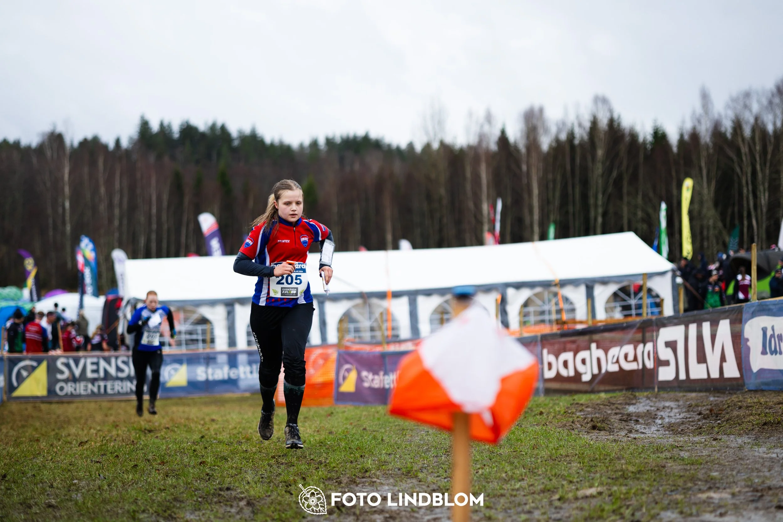 A photo from an orienteering race in Kolmården during the Swedish League spring season 2026, captured by Foto Lindblom.