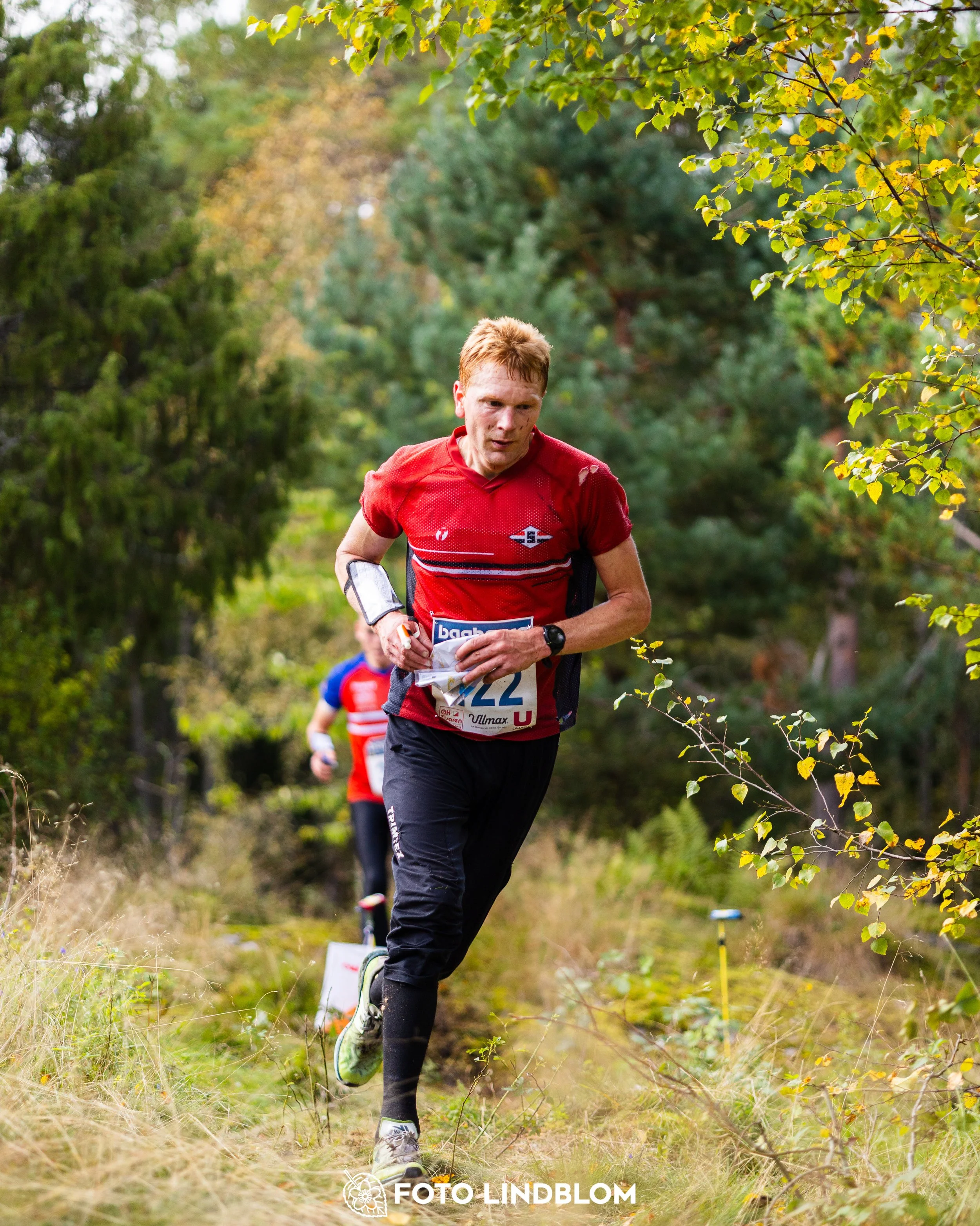 A picture from the Swedish national championship in long distance orienteering and Swedish league race taken by Foto Lindblom